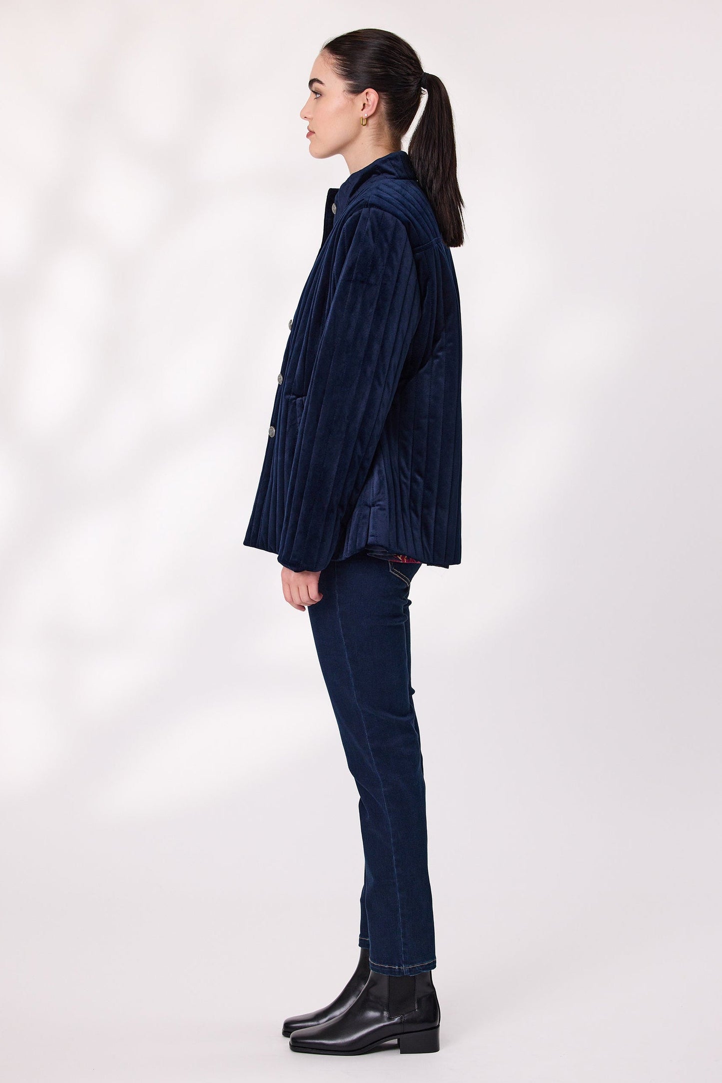 DESIGN NATION RESIDENCE JACKET - NAVY - THE VOGUE STORE