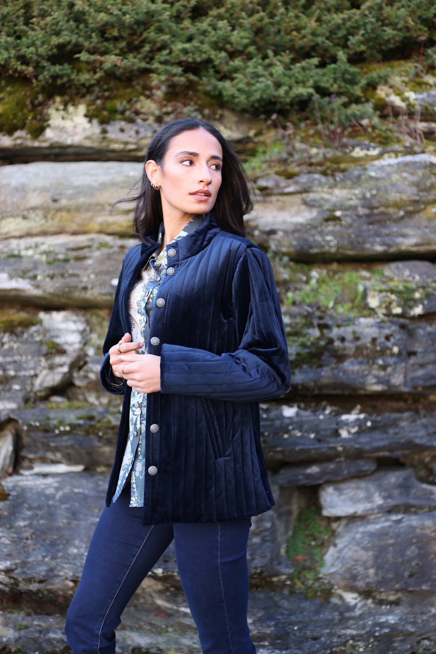 DESIGN NATION RESIDENCE JACKET - NAVY - THE VOGUE STORE