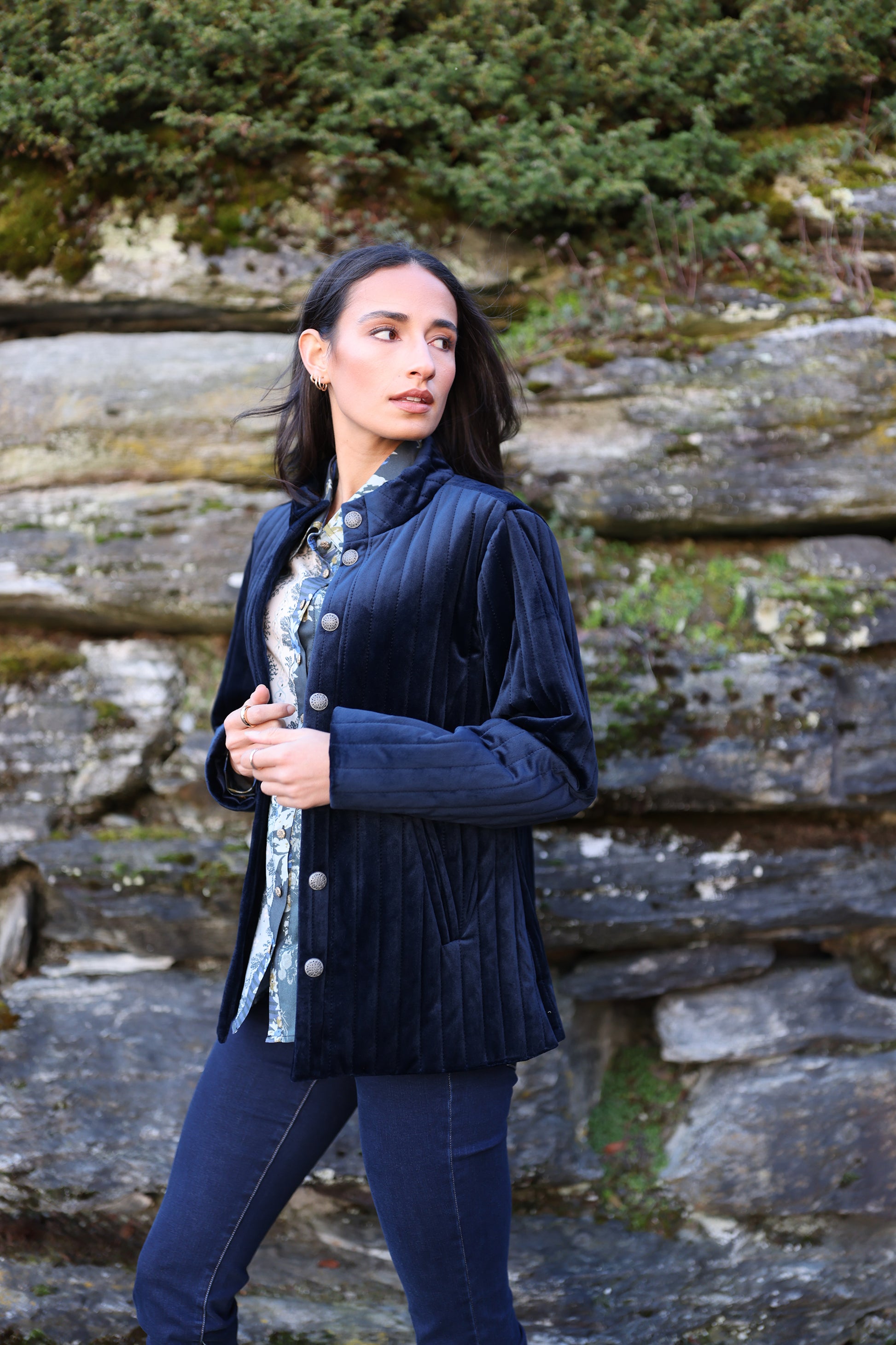 DESIGN NATION RESIDENCE JACKET - NAVY - THE VOGUE STORE