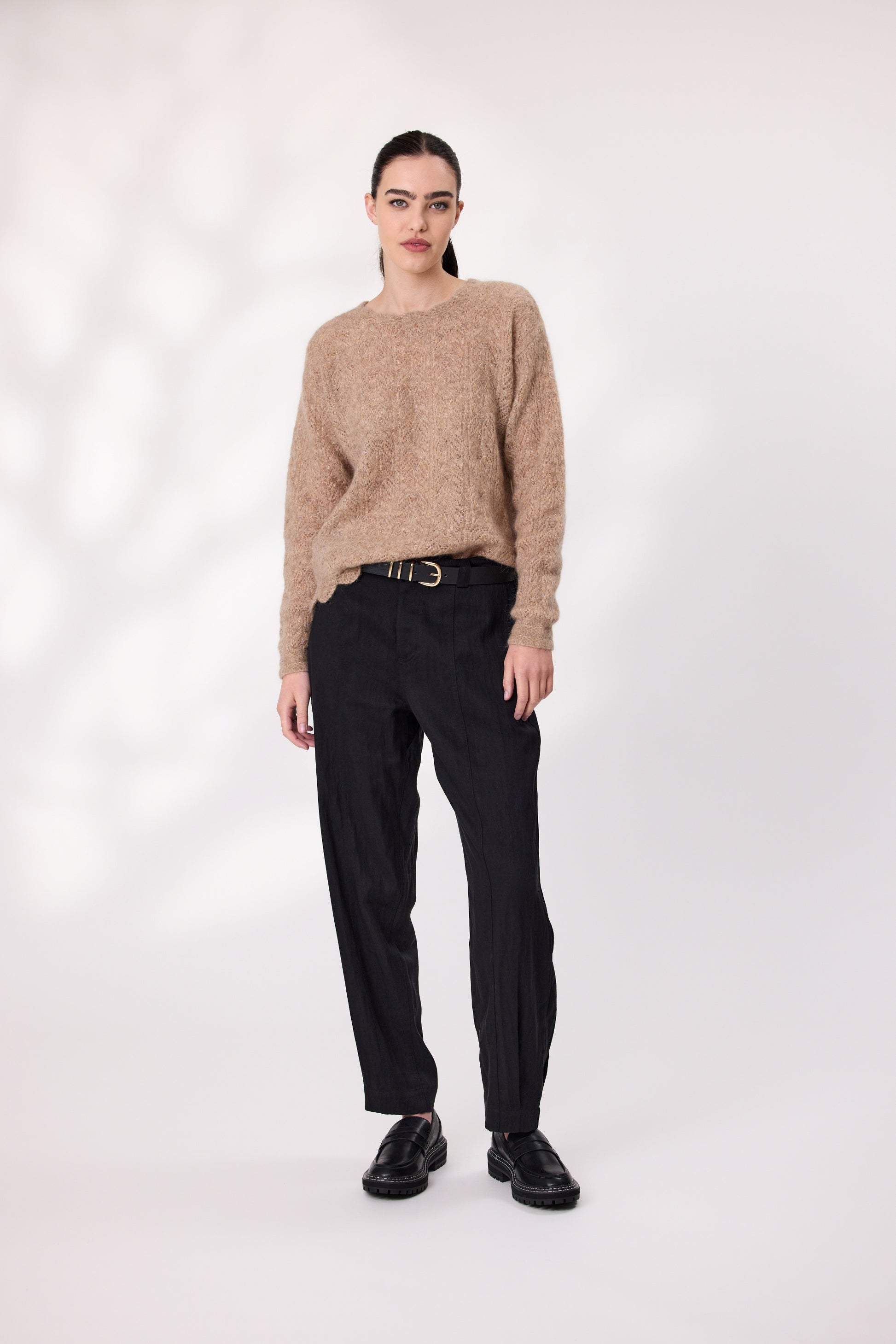 DESIGN NATION MONROE JUMPER - OAT - THE VOGUE STORE