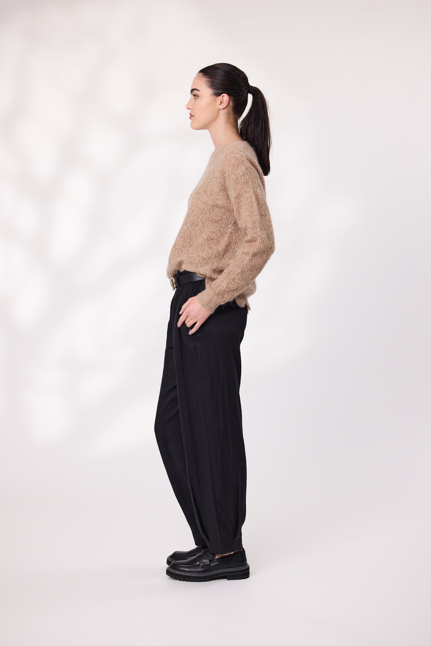 DESIGN NATION MONROE JUMPER - OAT - THE VOGUE STORE