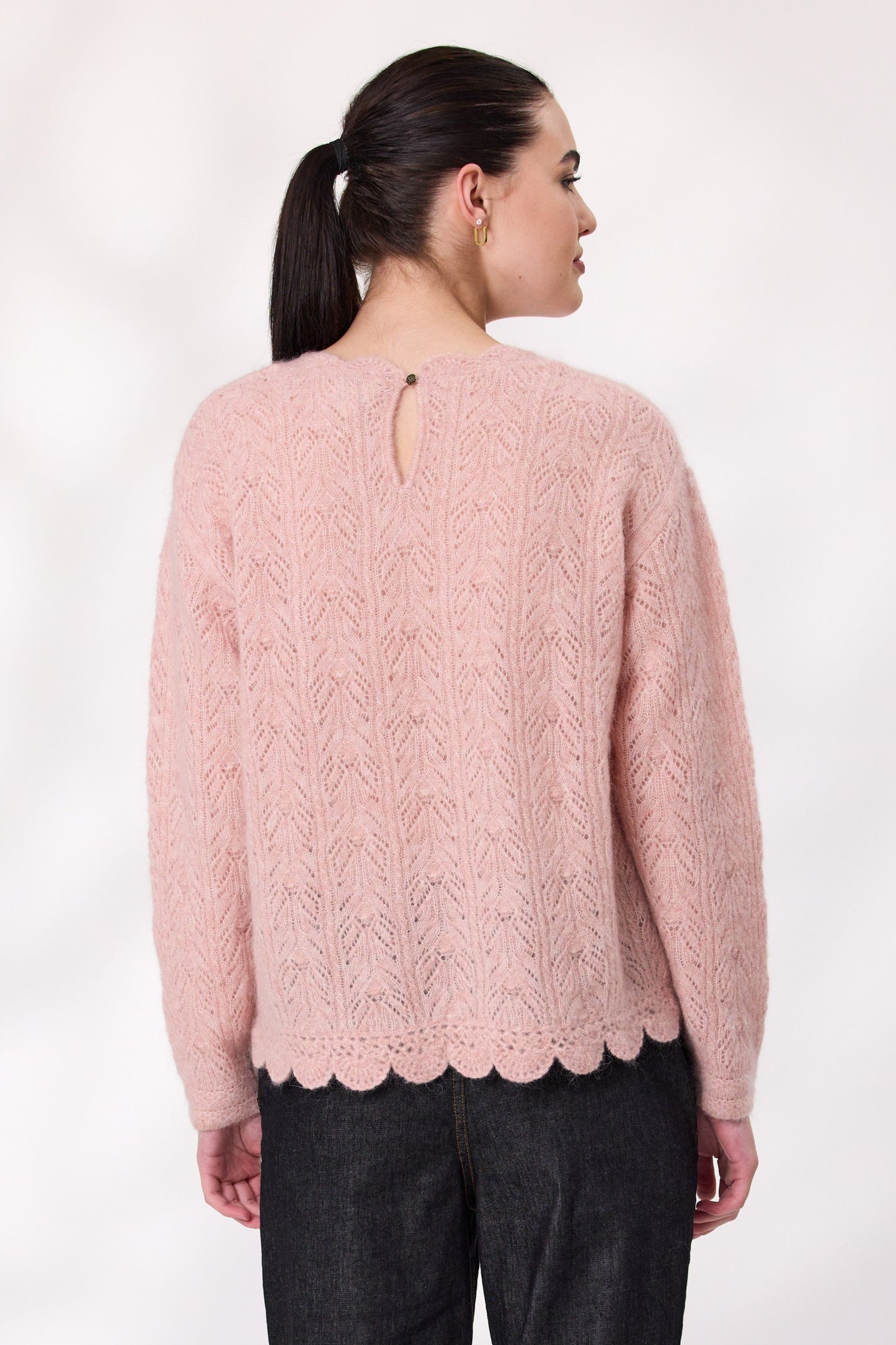 DESIGN NATION MONROE JUMPER - BLUSH PINK - THE VOGUE STORE