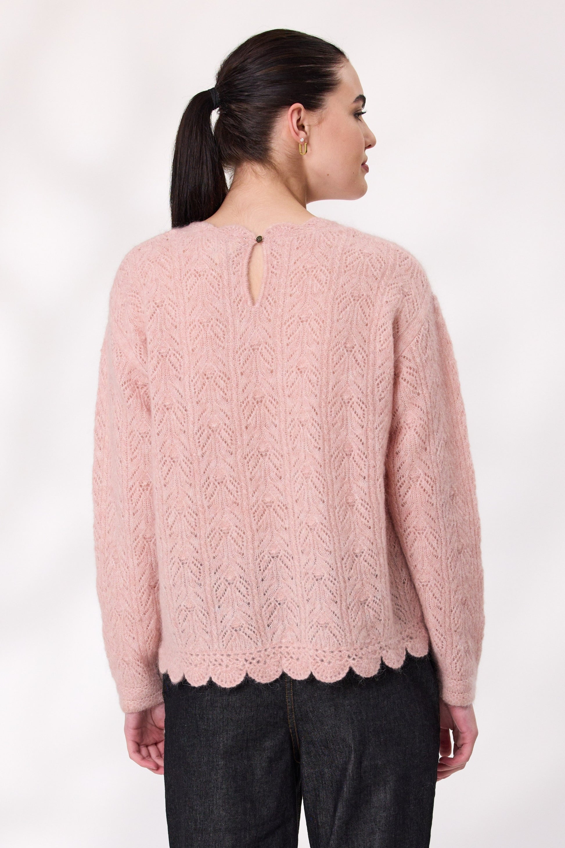 DESIGN NATION MONROE JUMPER - BLUSH PINK - THE VOGUE STORE