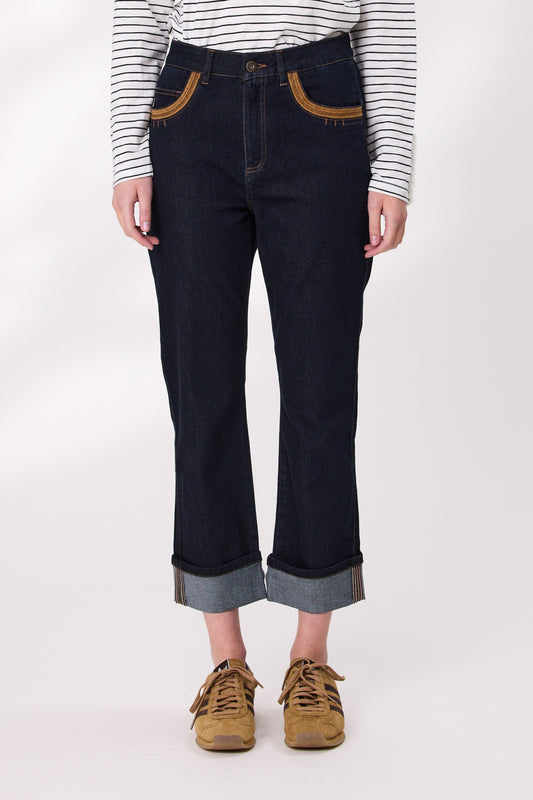 DESIGN NATION DANI JEAN - INDIGO - THE VOGUE STORE