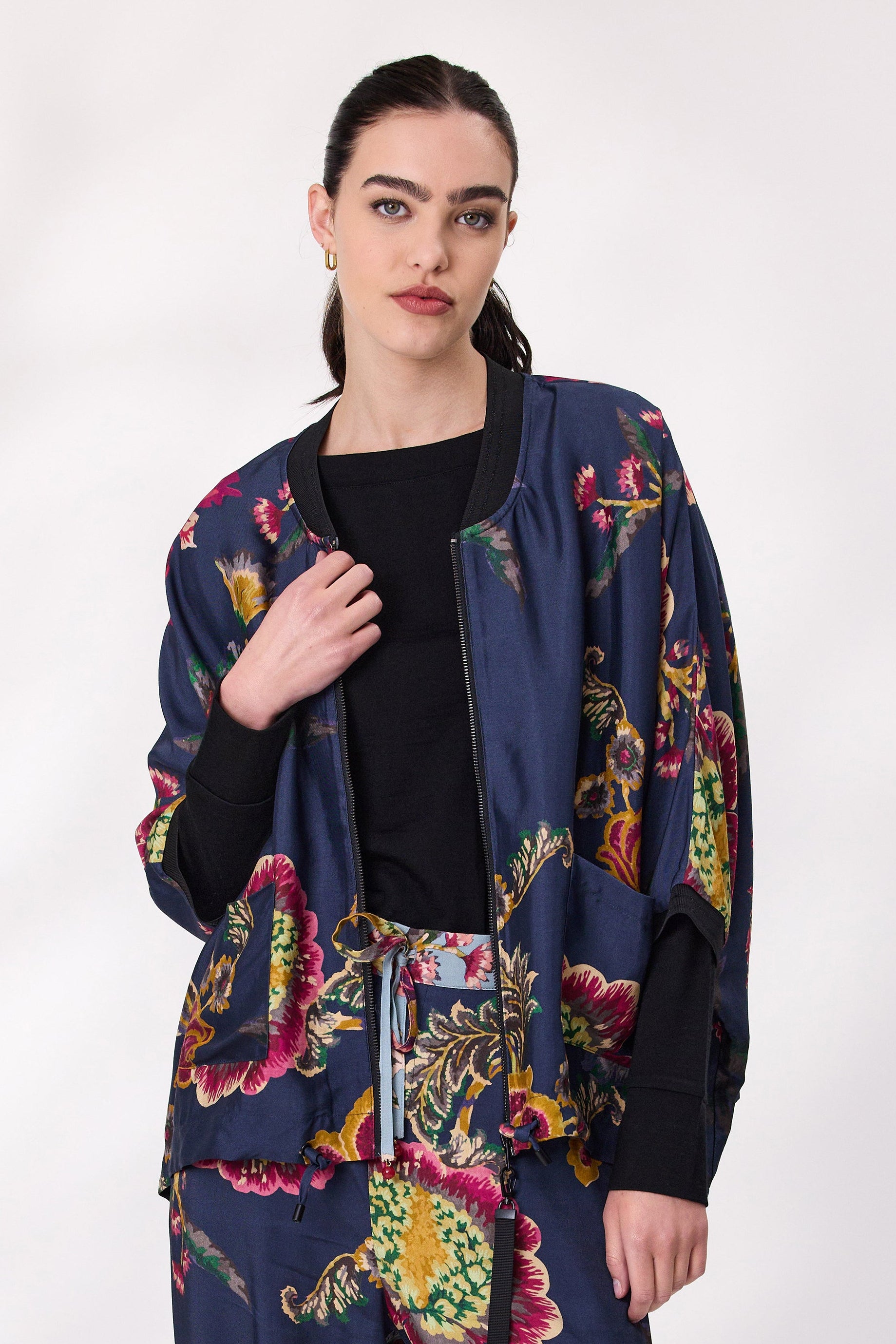 DESIGN NATION BRAMBLE JACKET - BRAMBLE PRINT - THE VOGUE STORE