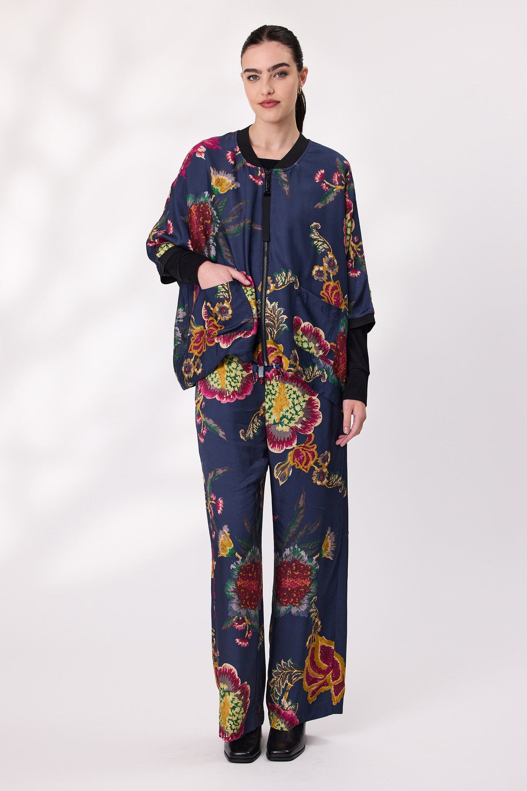 DESIGN NATION BRAMBLE JACKET - BRAMBLE PRINT - THE VOGUE STORE