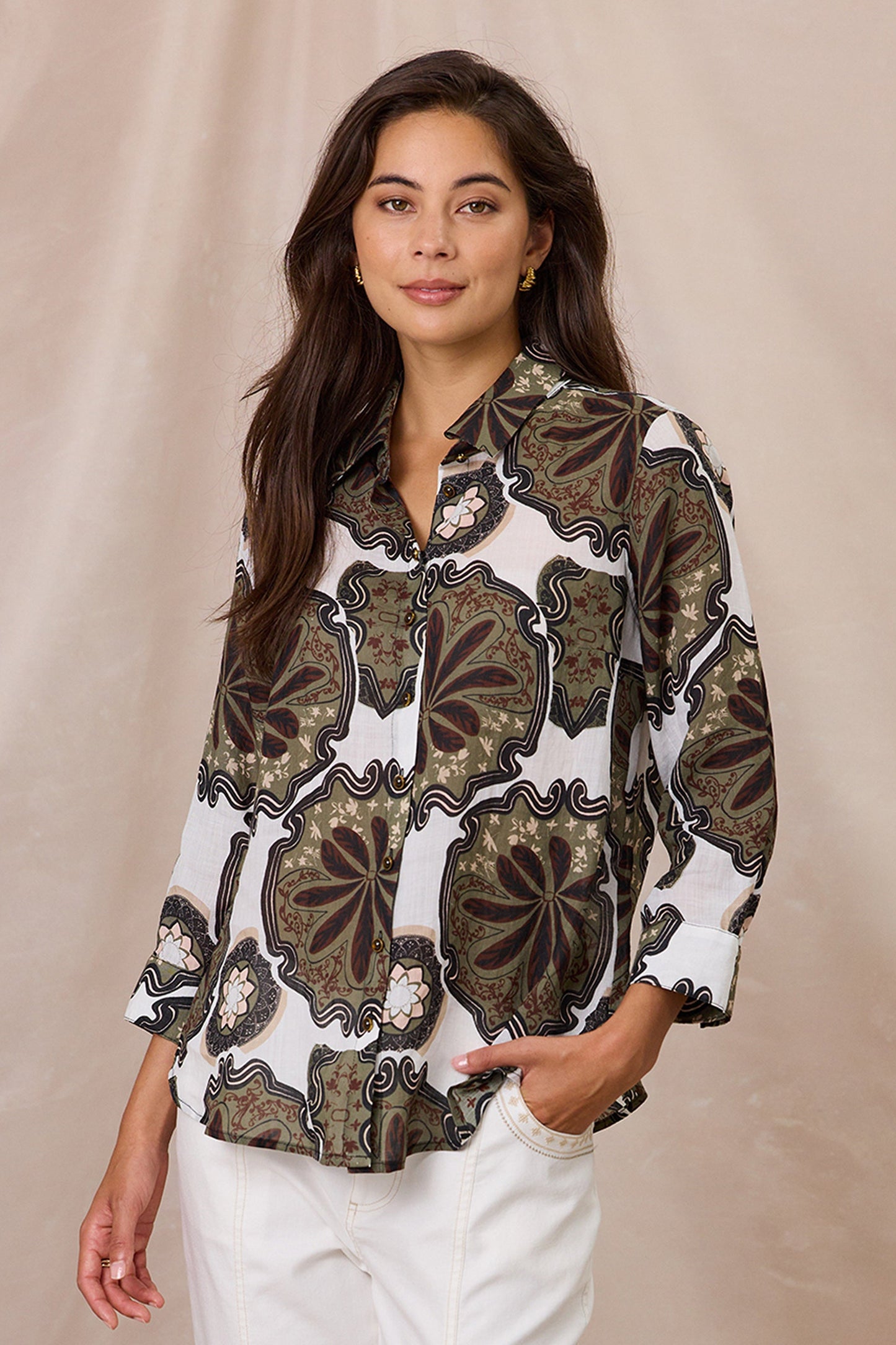 DESIGN NATION SOLITUDE SHIRT - THE VOGUE STORE