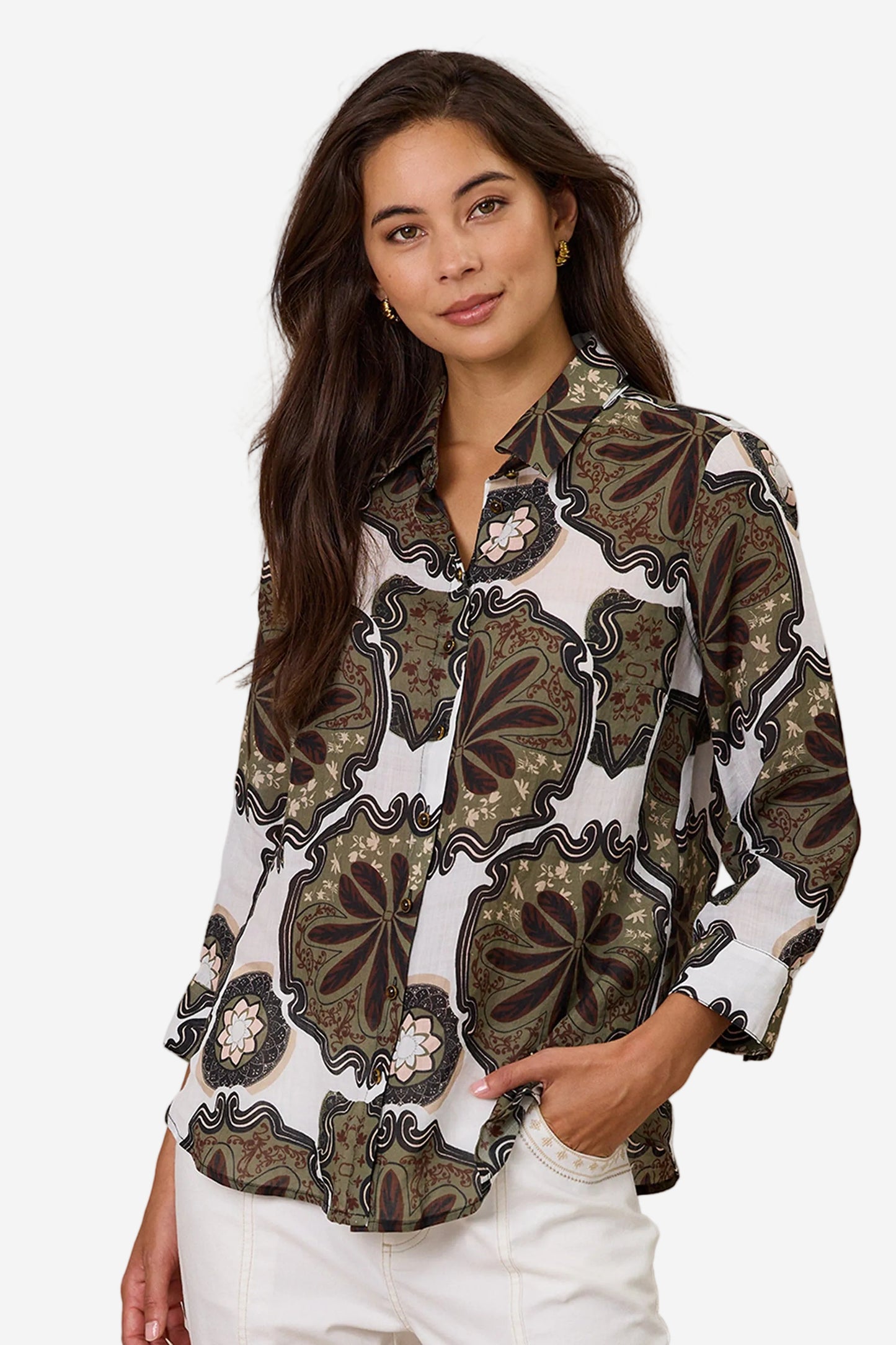 DESIGN NATION SOLITUDE SHIRT - THE VOGUE STORE