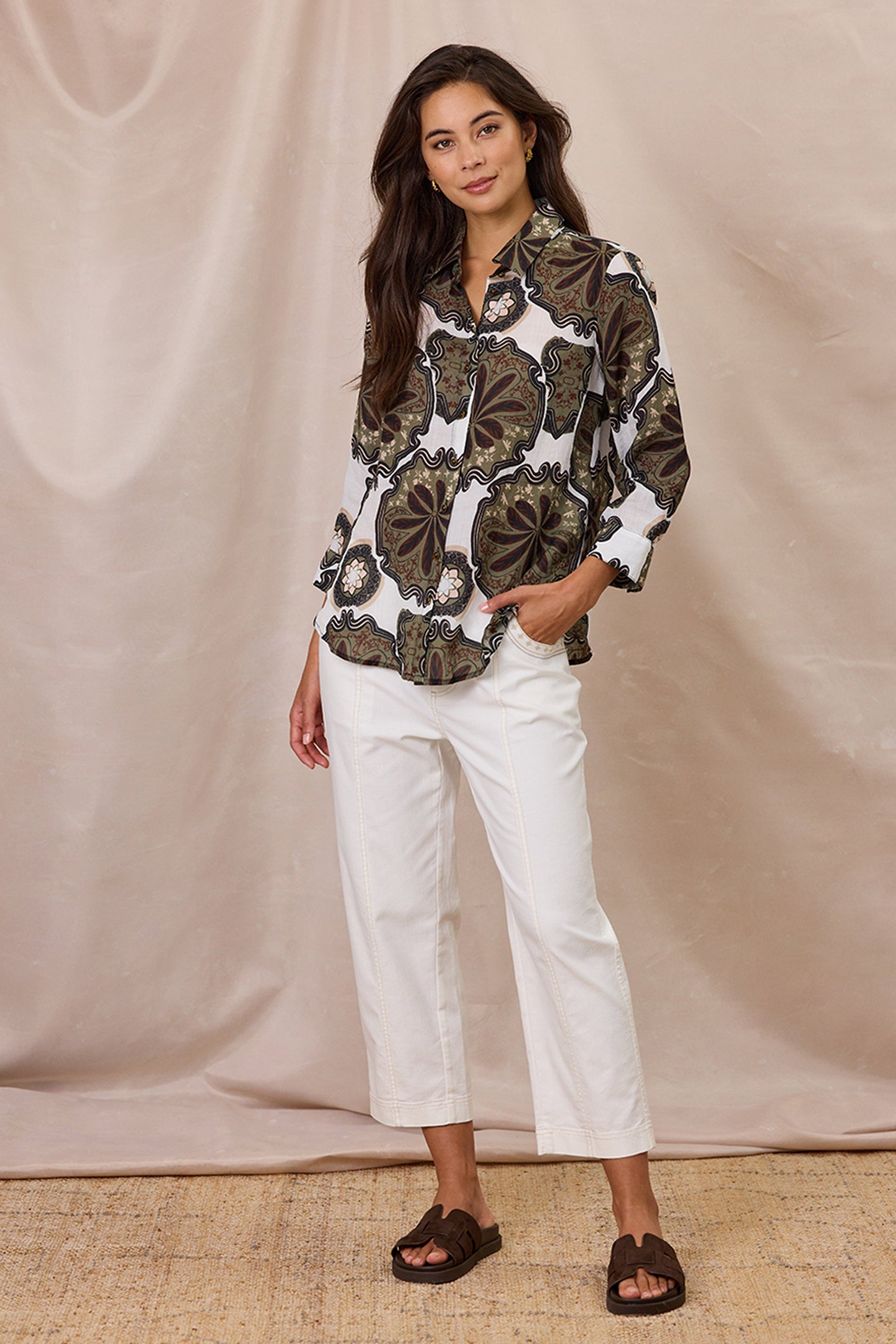 DESIGN NATION SOLITUDE SHIRT - THE VOGUE STORE