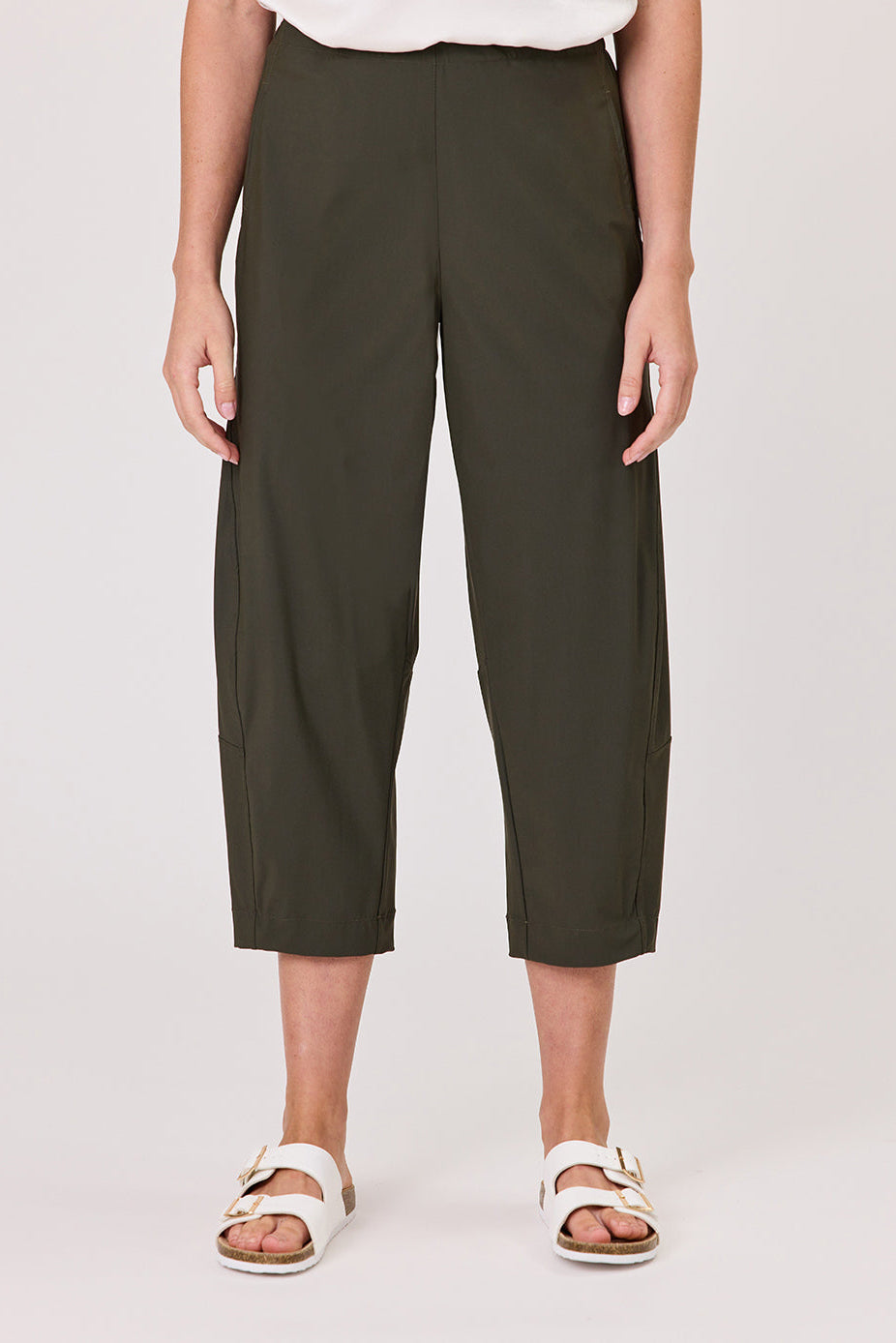 DUO COVE PANT - KHAKI - THE VOGUE STORE