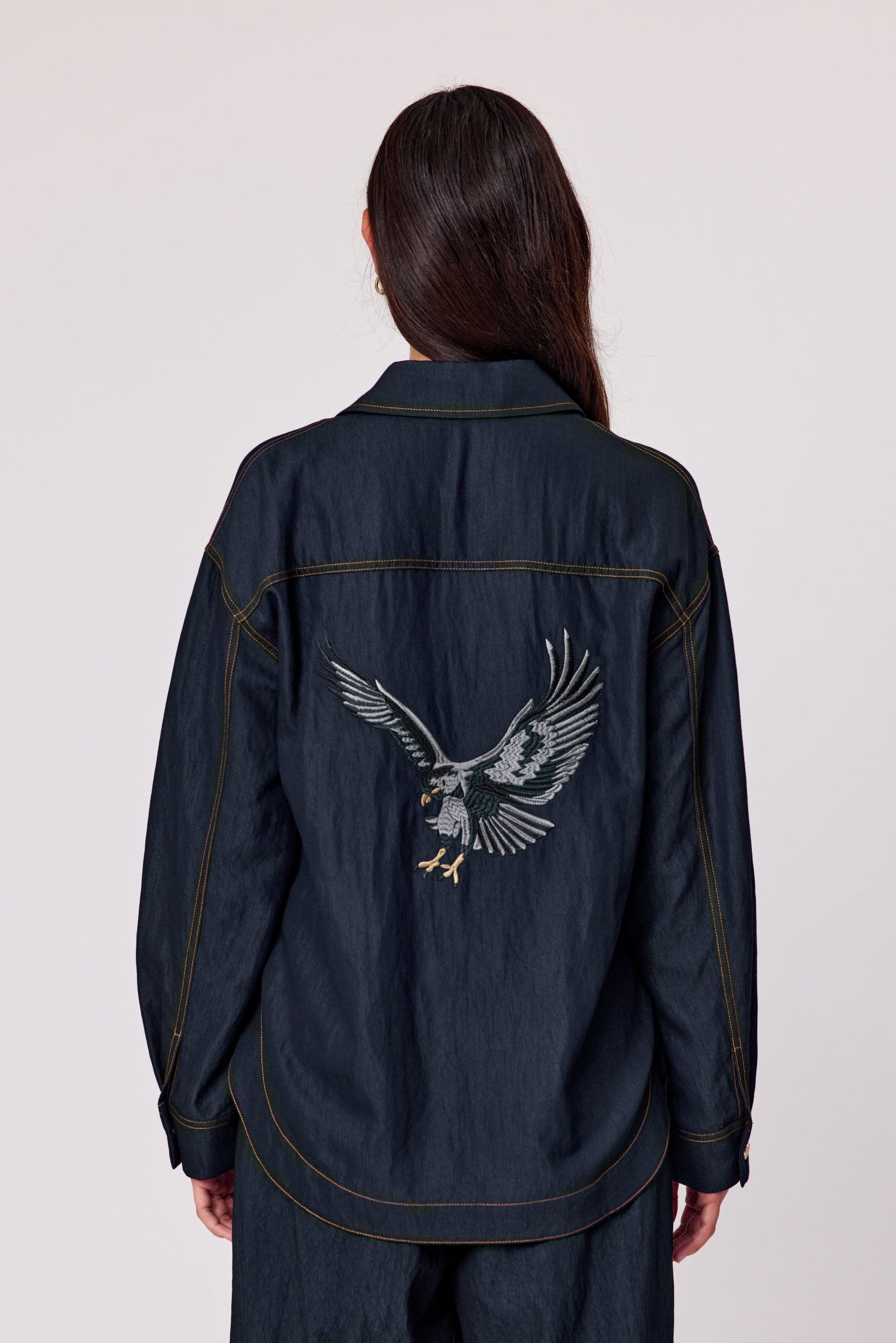 DUO PERCY SHIRT - INDIGO - THE VOGUE STORE