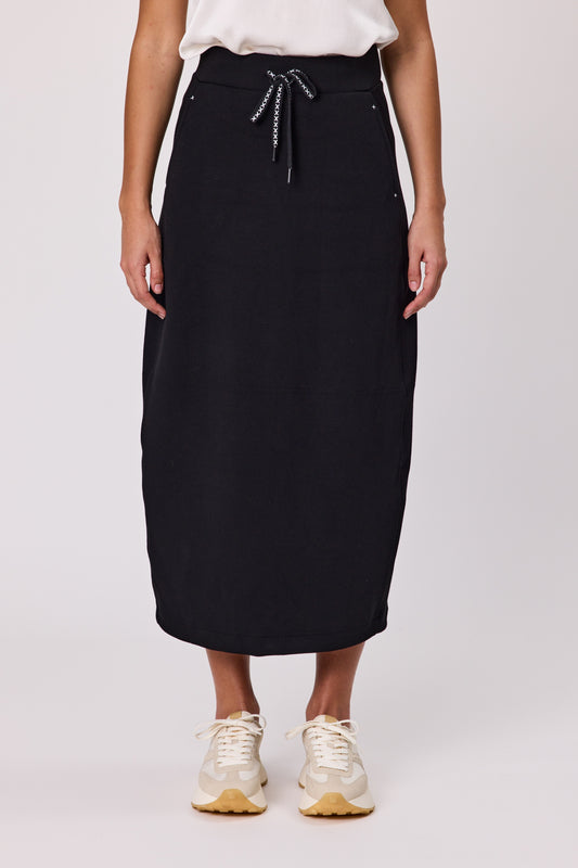 DUO HYDE SKIRT - BLACK - THE VOGUE STORE