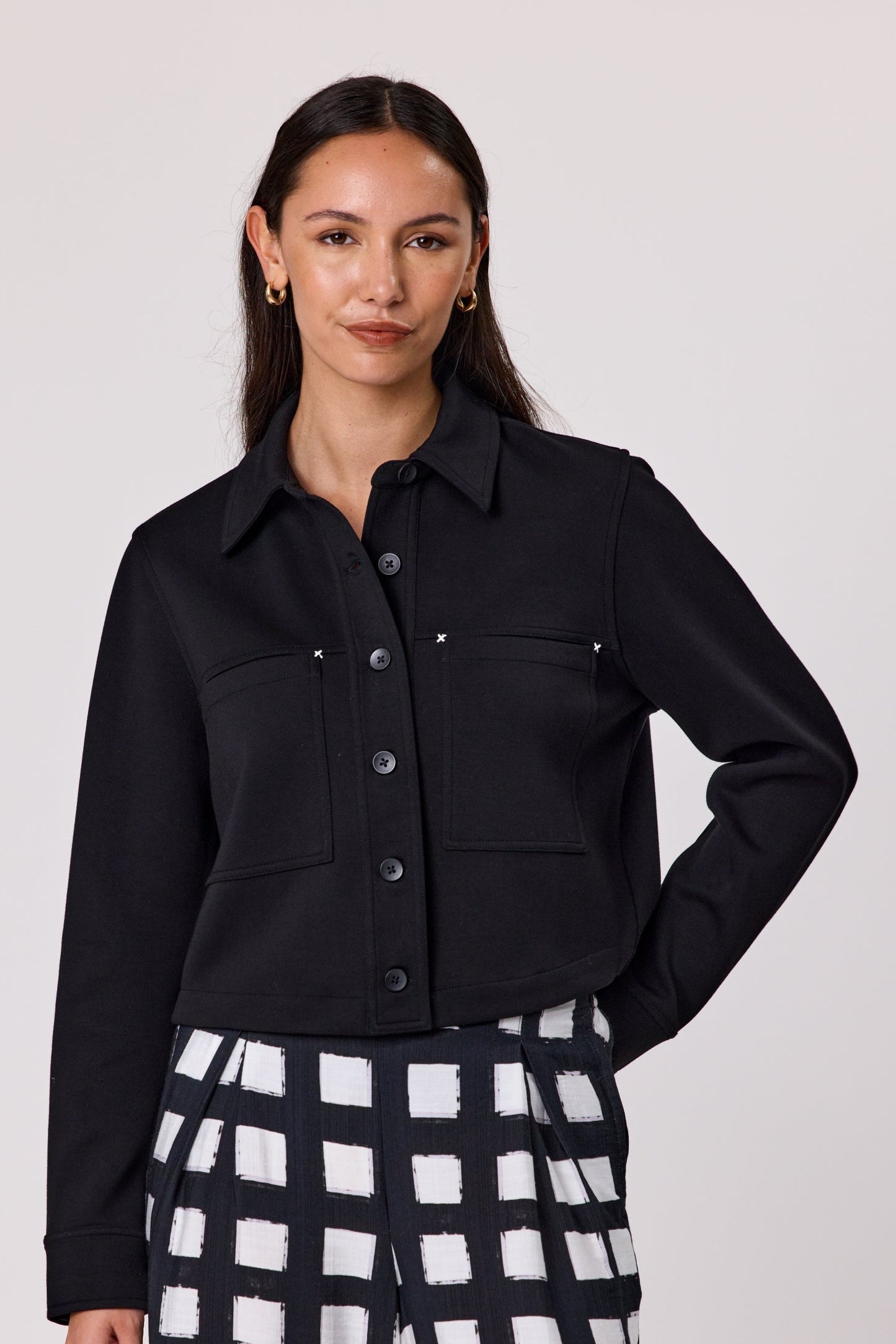 DUO HYDE JACKET - BLACK - THE VOGUE STORE