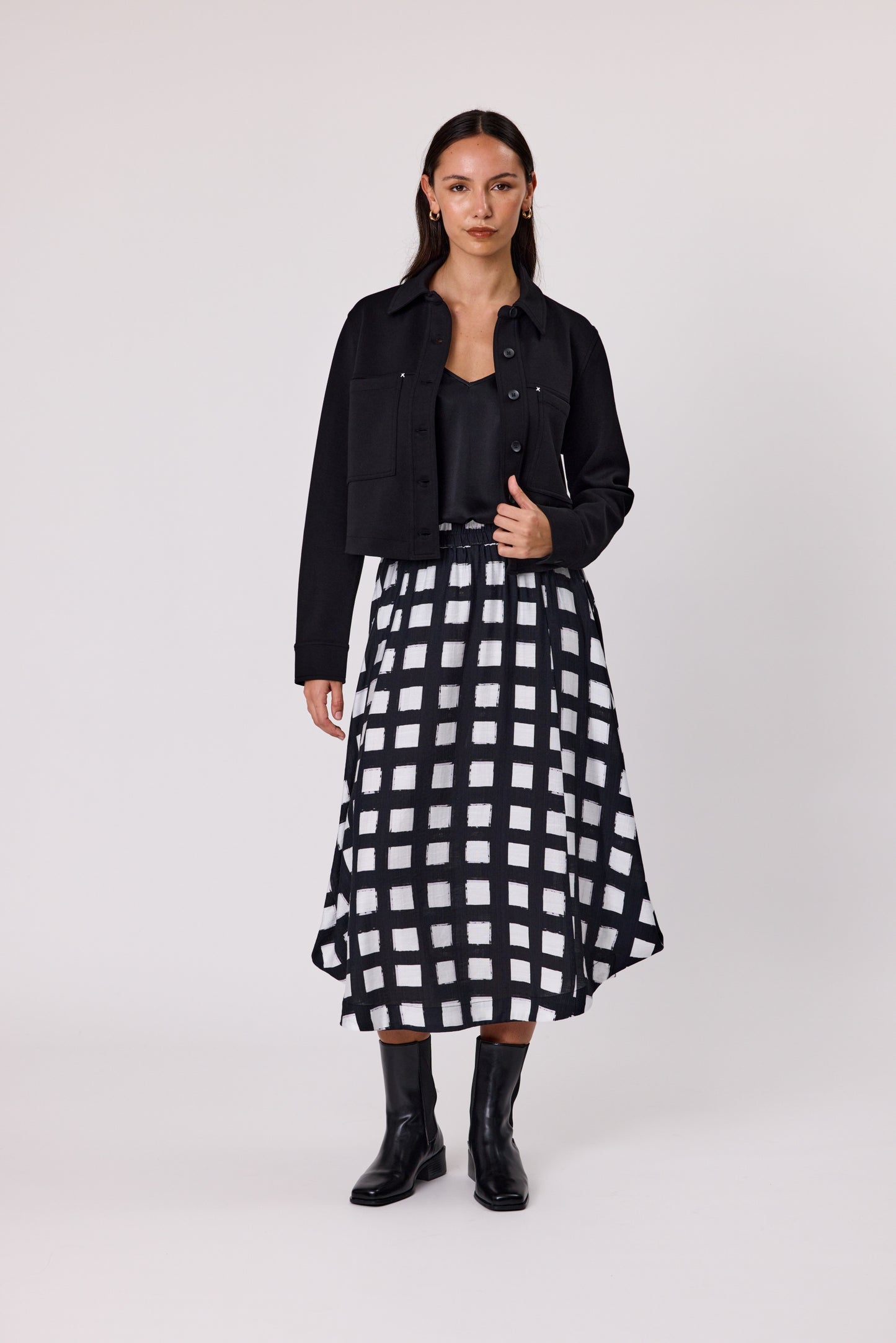 DUO HYDE JACKET - BLACK - THE VOGUE STORE