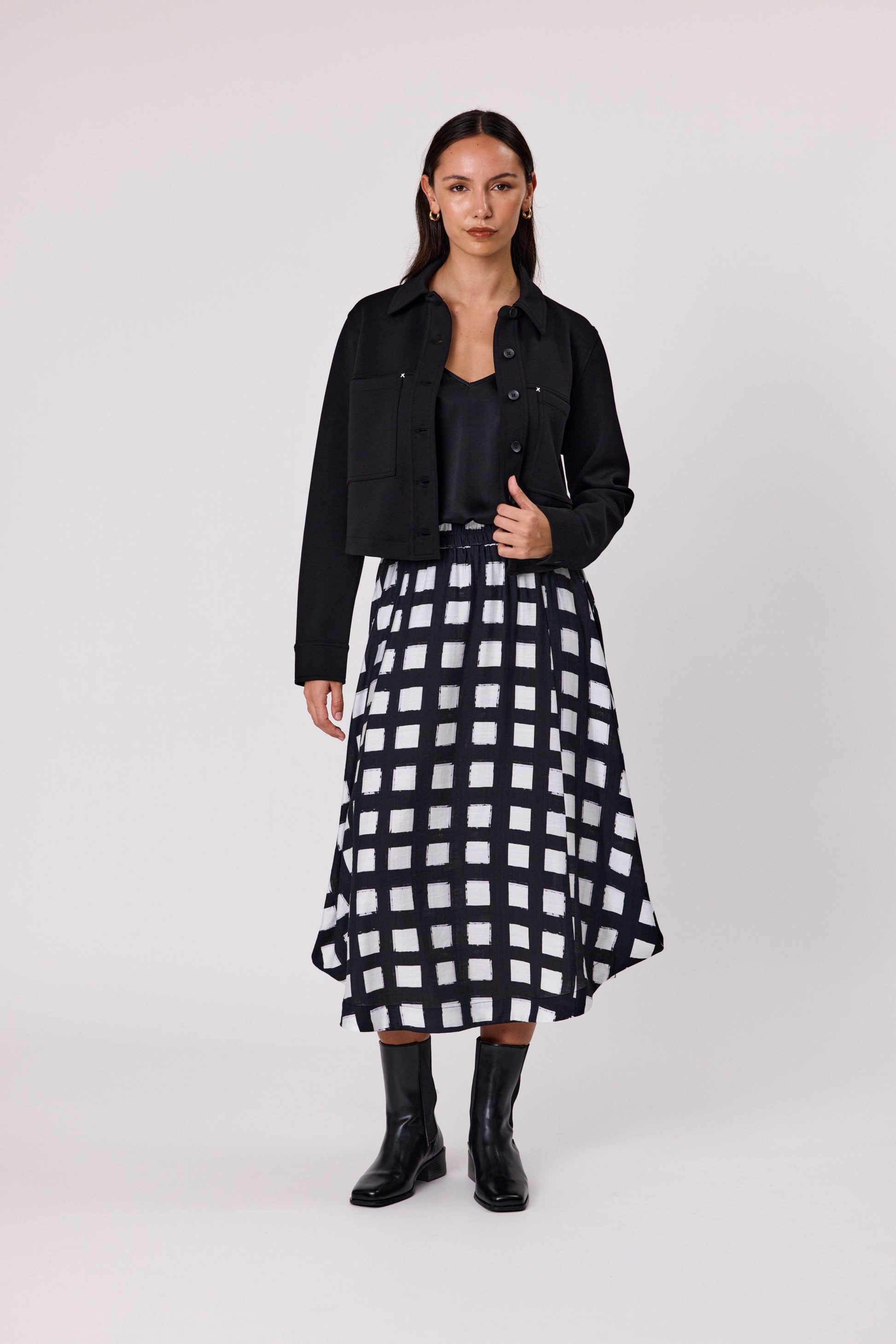 DUO HYDE JACKET - BLACK - THE VOGUE STORE