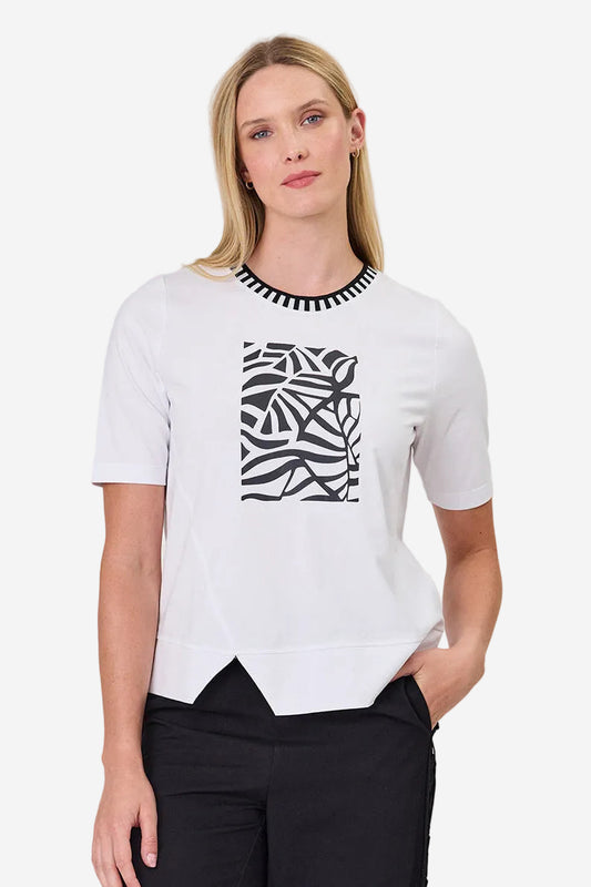 DUO GOLDIE TEE - WHITE - THE VOGUE STORE