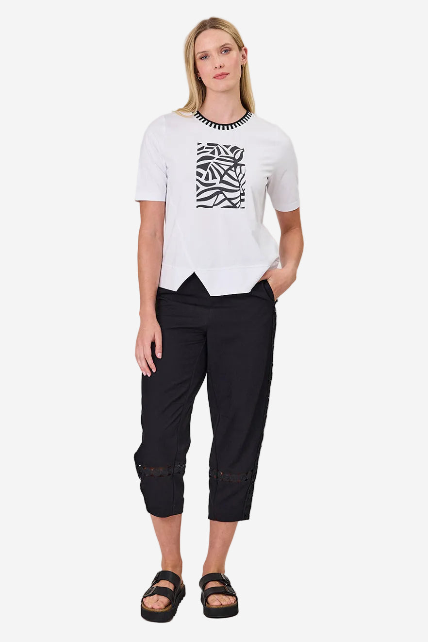 DUO GOLDIE TEE - WHITE - THE VOGUE STORE