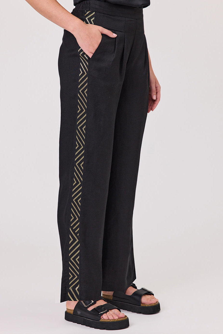 DUO ZENITH PANT - BLACK - THE VOGUE STORE