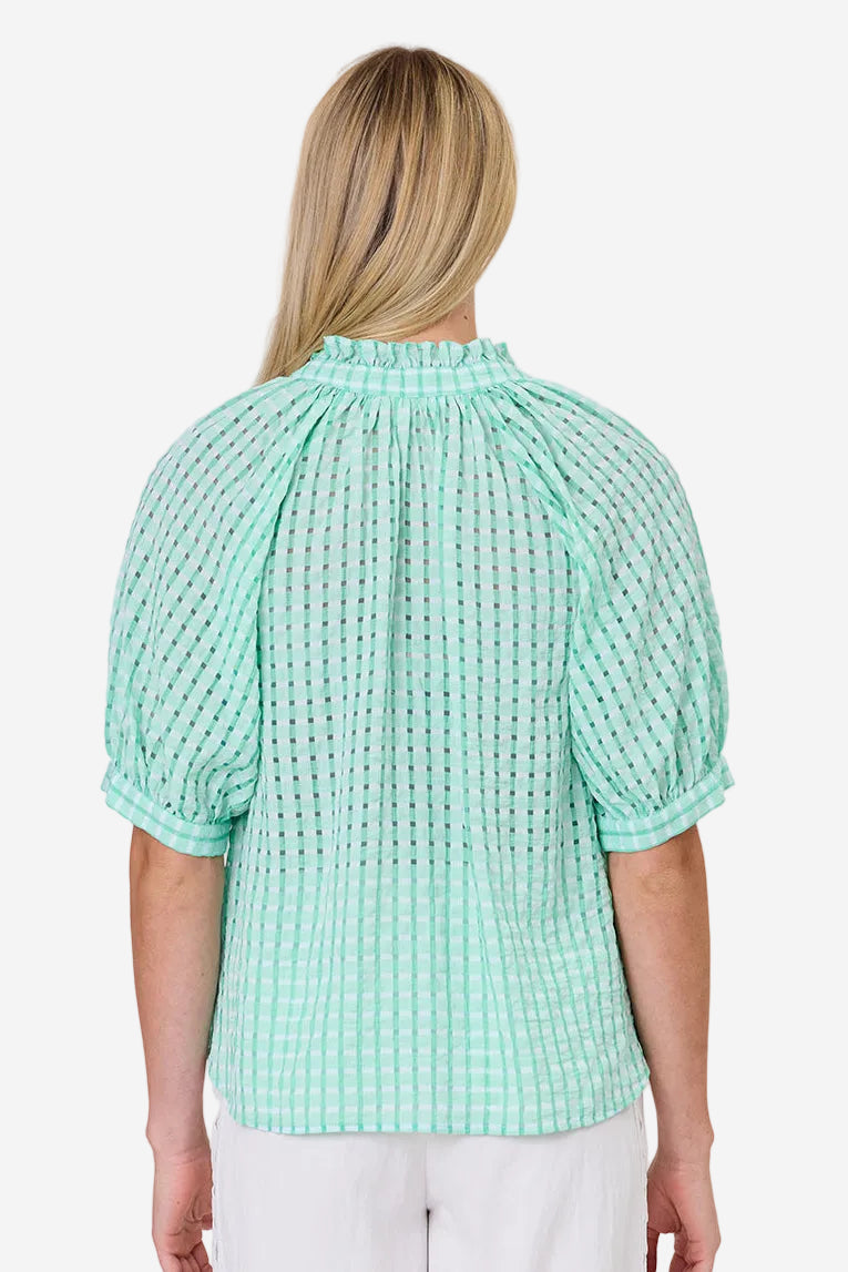 DUO CHARLIE TOP - GREEN - THE VOGUE STORE