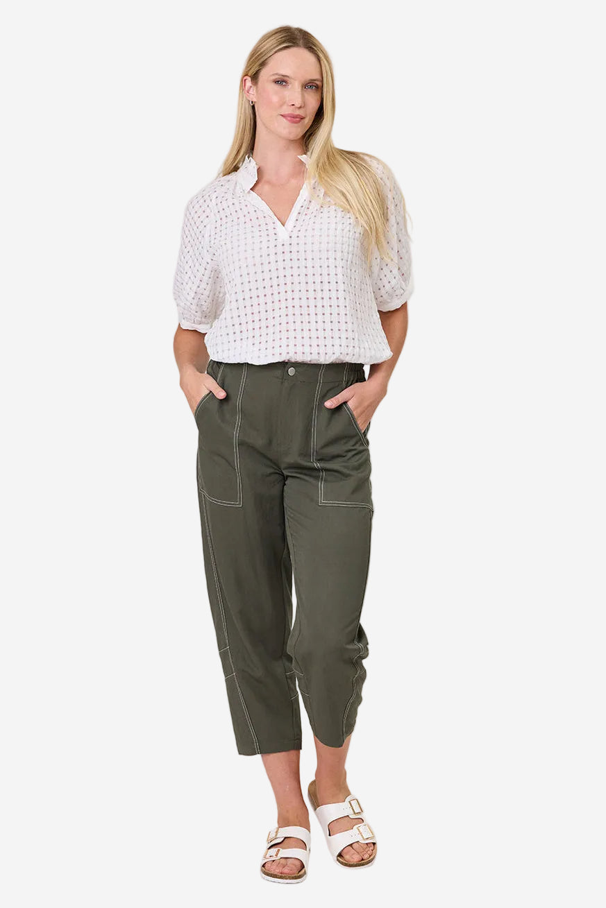 DUO CHARLIE TOP - WHITE - THE VOGUE STORE