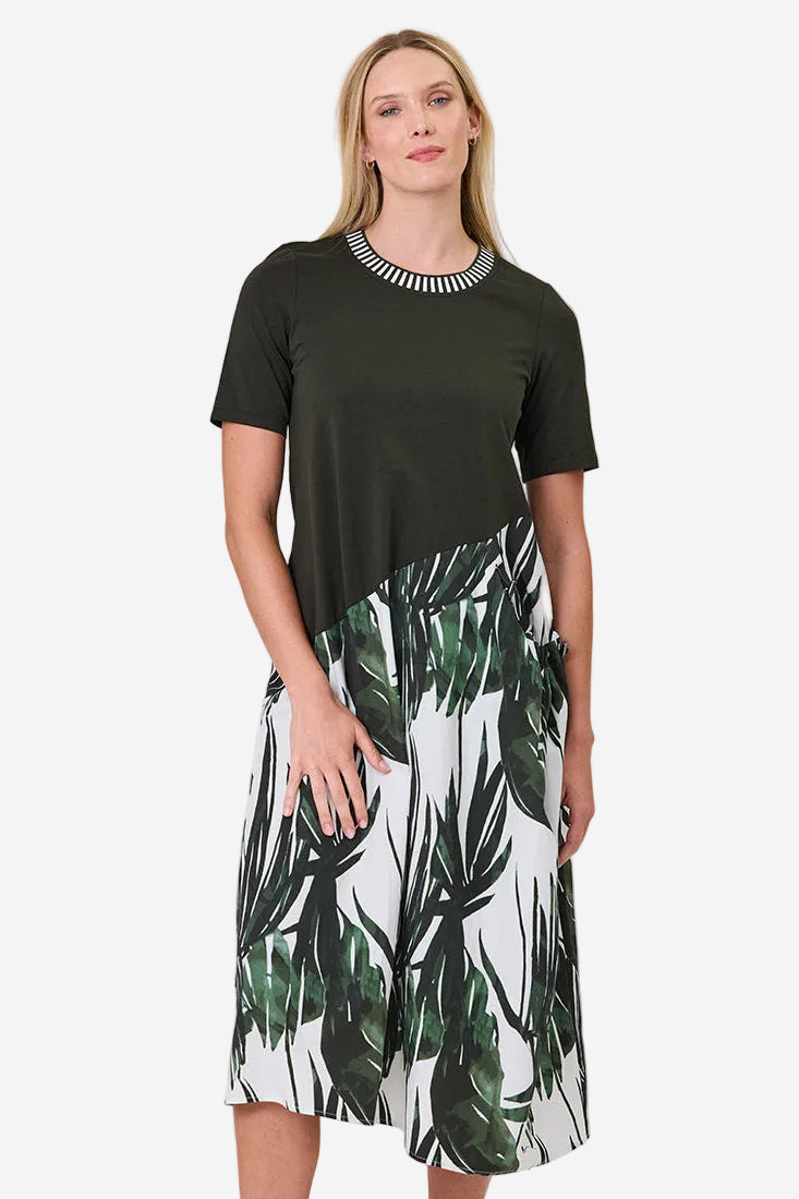 DUO BREEZE MIXED DRESS - THE VOGUE STORE