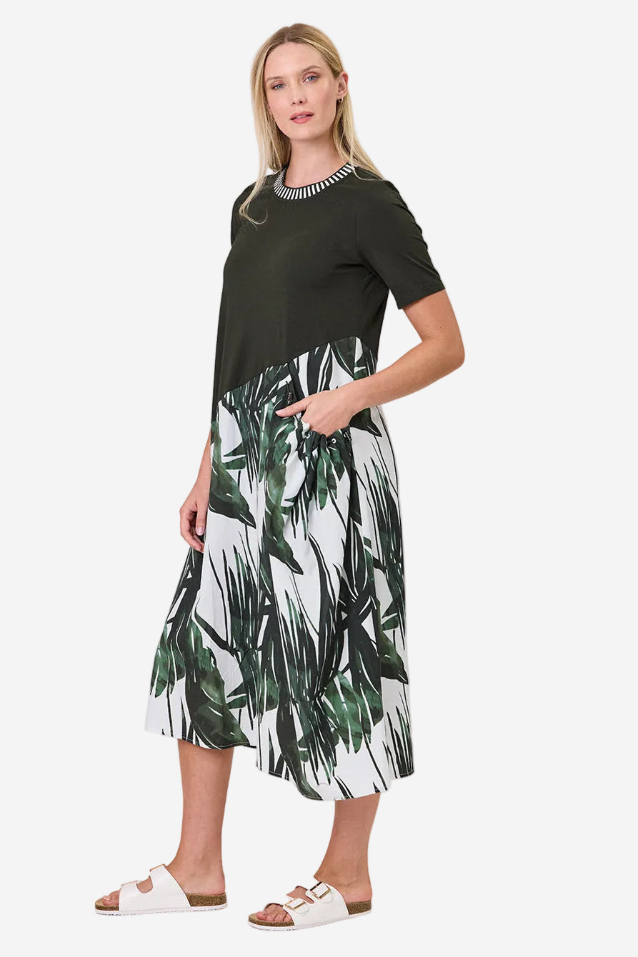 DUO BREEZE MIXED DRESS - THE VOGUE STORE