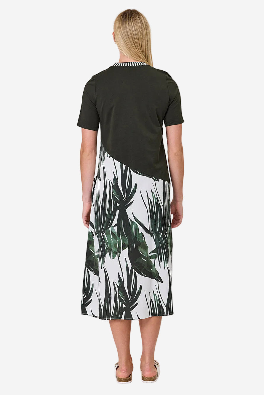 DUO BREEZE MIXED DRESS - THE VOGUE STORE