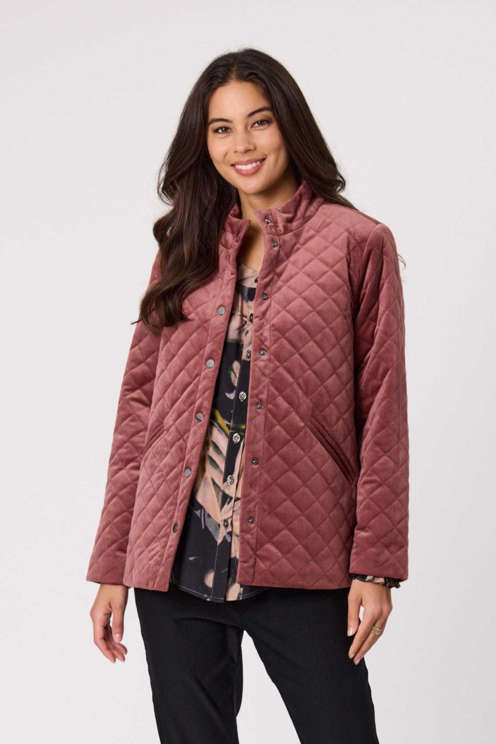DESIGN NATION PRESENCE JACKET - DUSTY PINK - THE VOGUE STORE