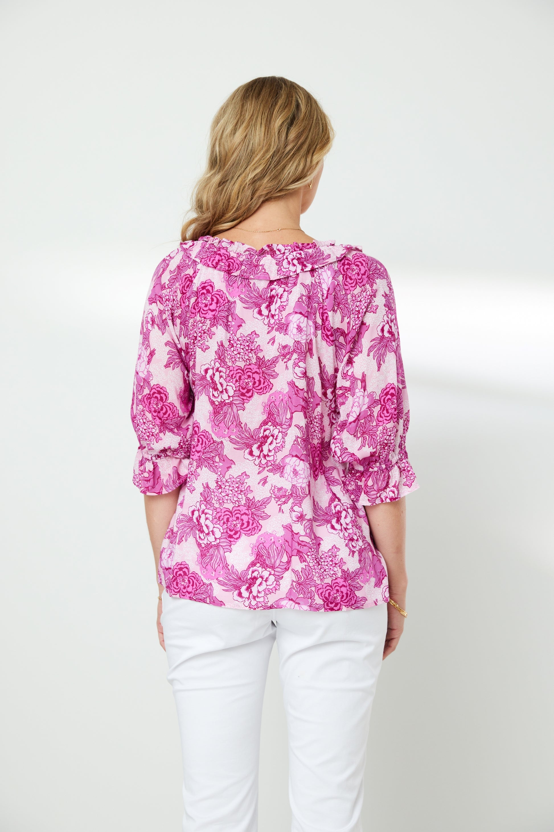 NEWPORT PRIMROSE BLOUSE - PRIMROSE PRINT - THE VOGUE STORE