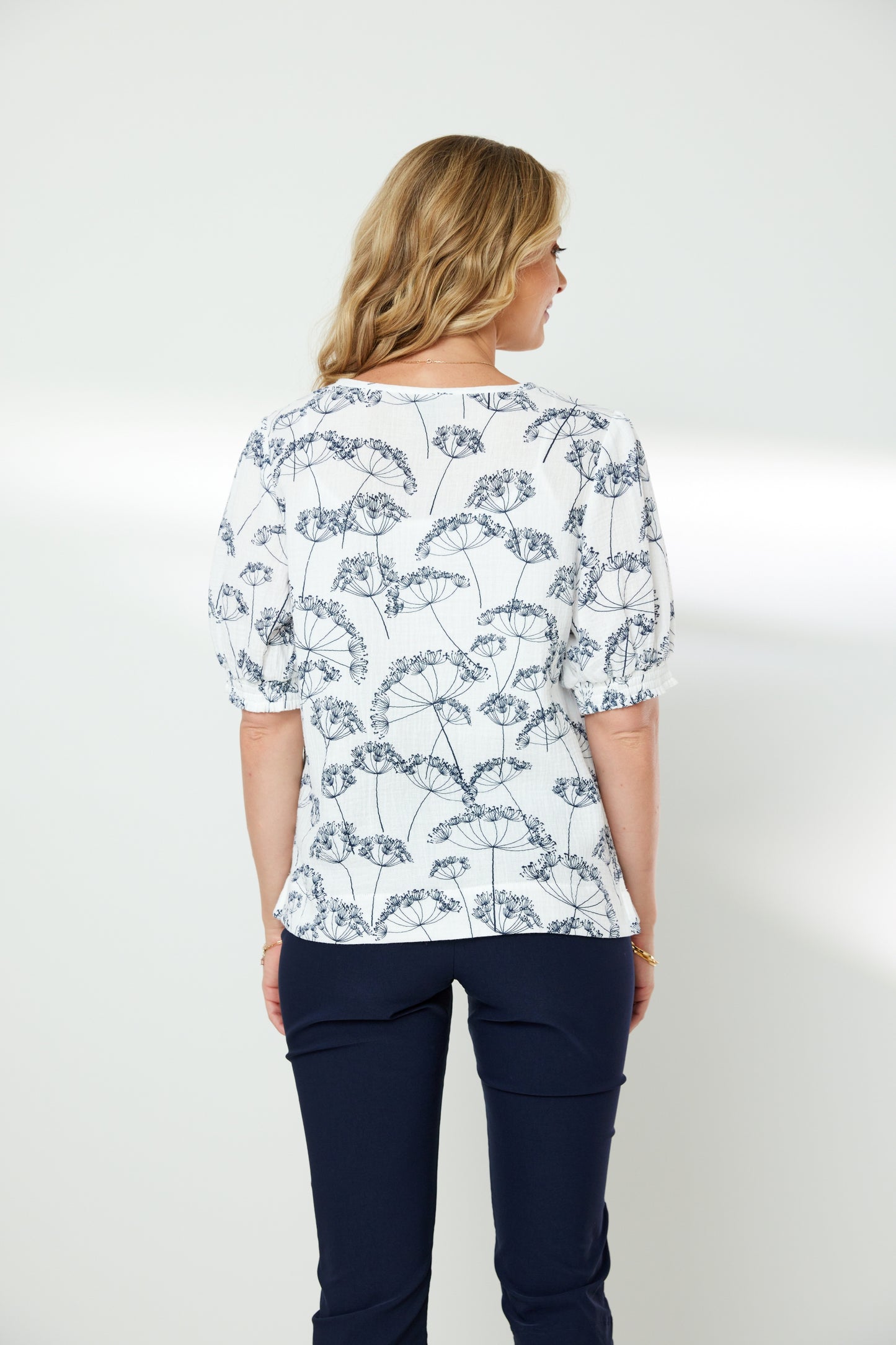 NEWPORT BOTANIC TOP - BOTANIC PRINT - THE VOGUE STORE