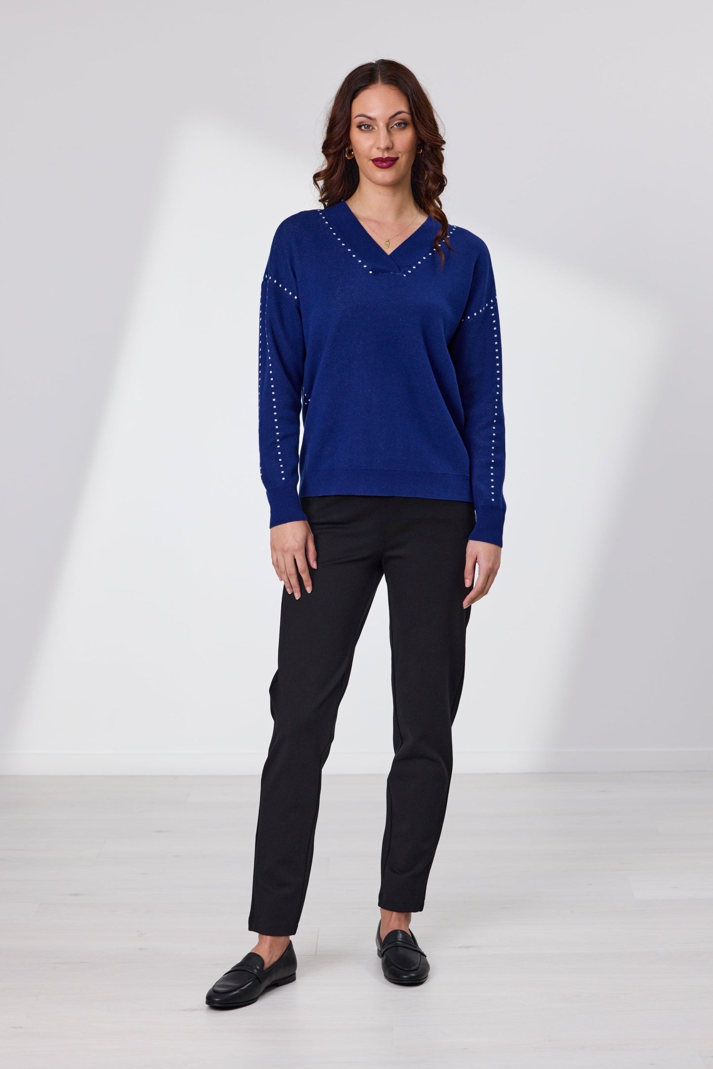NEWPORT PIERCE JUMPER - BLUE - THE VOGUE STORE