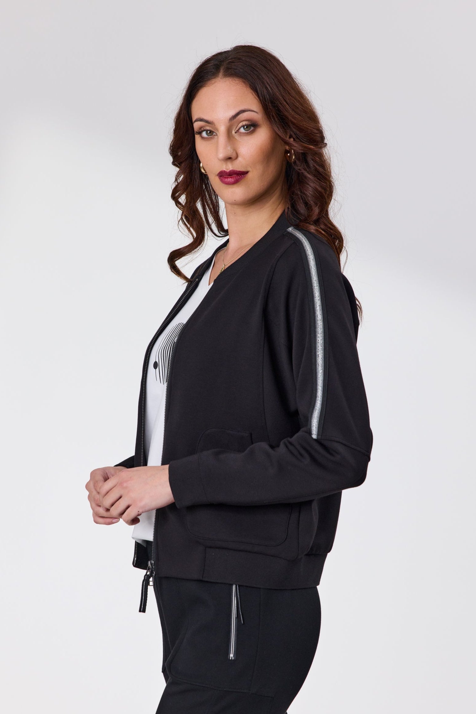 NEWPORT BRIGADE JACKET - BLACK - THE VOGUE STORE