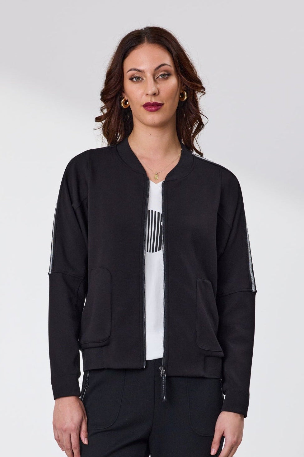NEWPORT BRIGADE JACKET - BLACK - THE VOGUE STORE