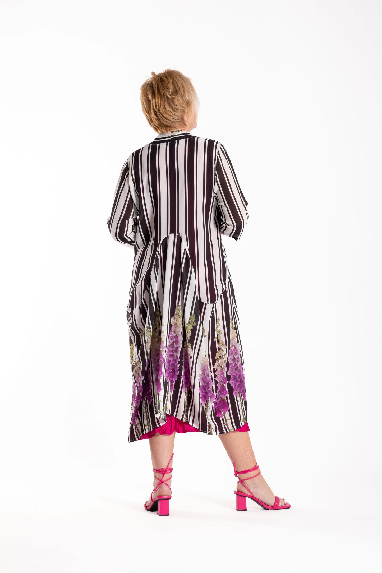 JELLICOE DUSTER COAT - FOXGLOVE - THE VOGUE STORE