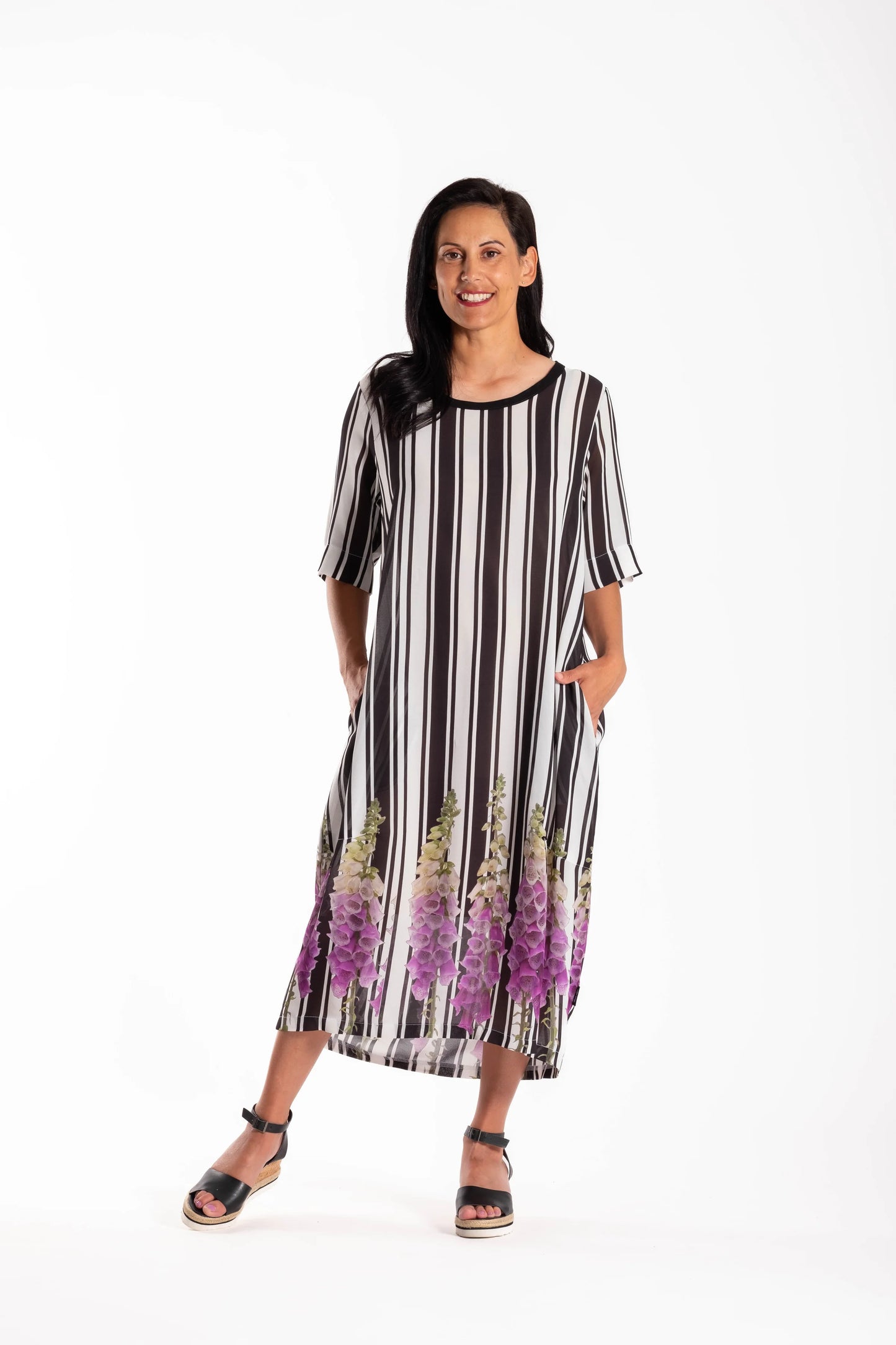 JELLICOE SANDY DRESS - FOXGLOVE - THE VOGUE STORE