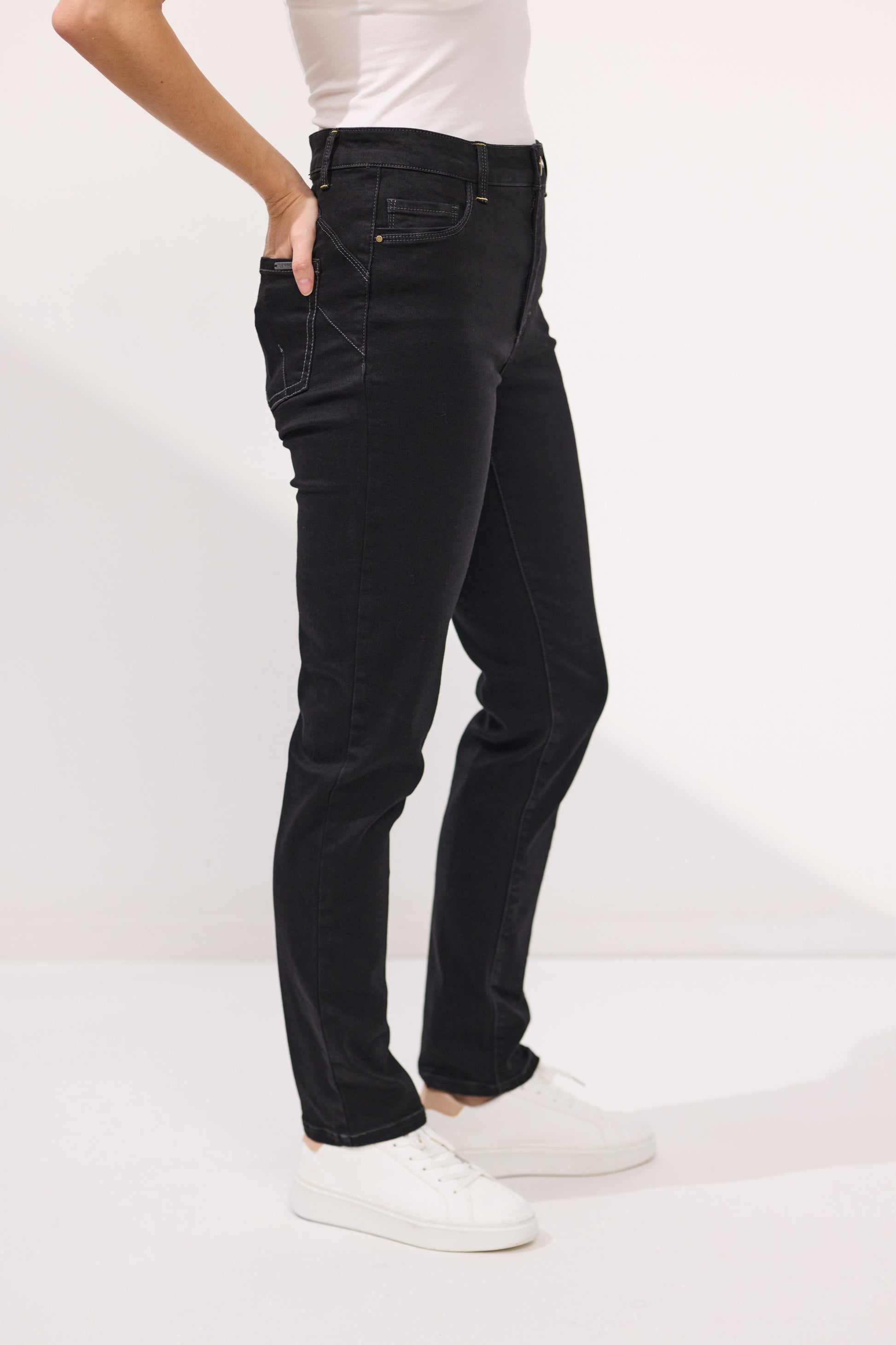 NEWPORT DALLAS DENIM JEAN - BLACK - THE VOGUE STORE
