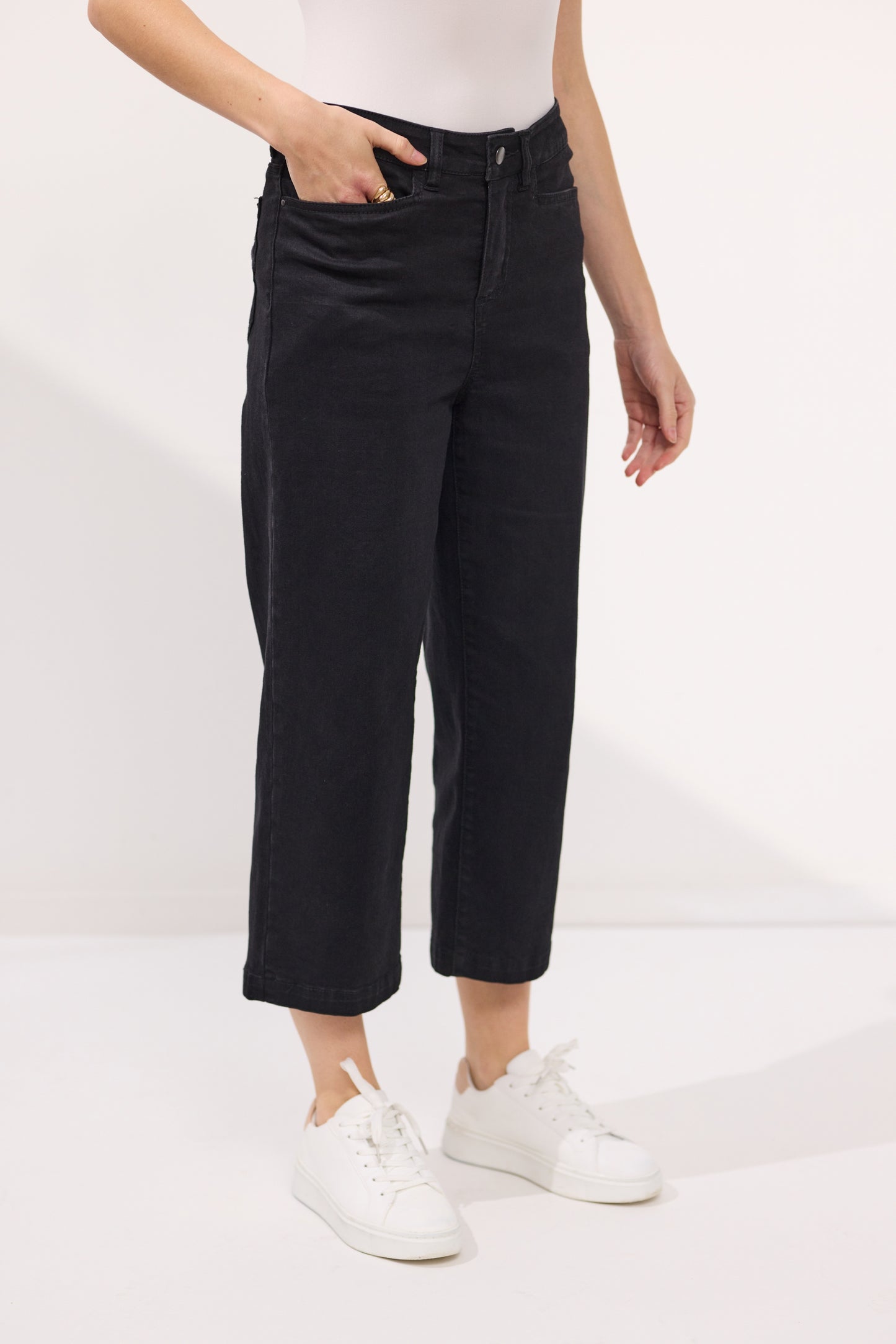 NEWPORT ATHENA WIDE LEG JEAN - BLACK - THE VOGUE STORE