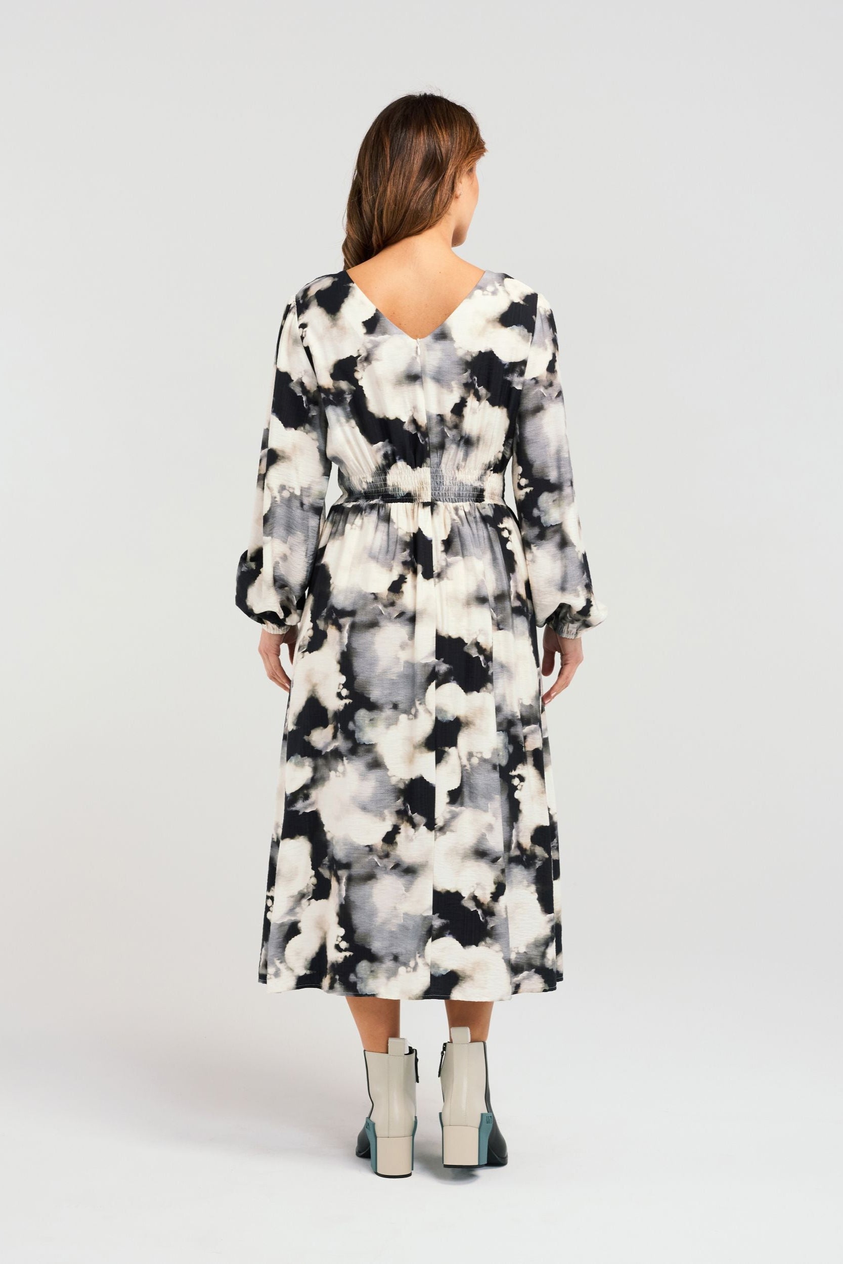 ZAFINA JESSE DRESS - NIMBUS - THE VOGUE STORE