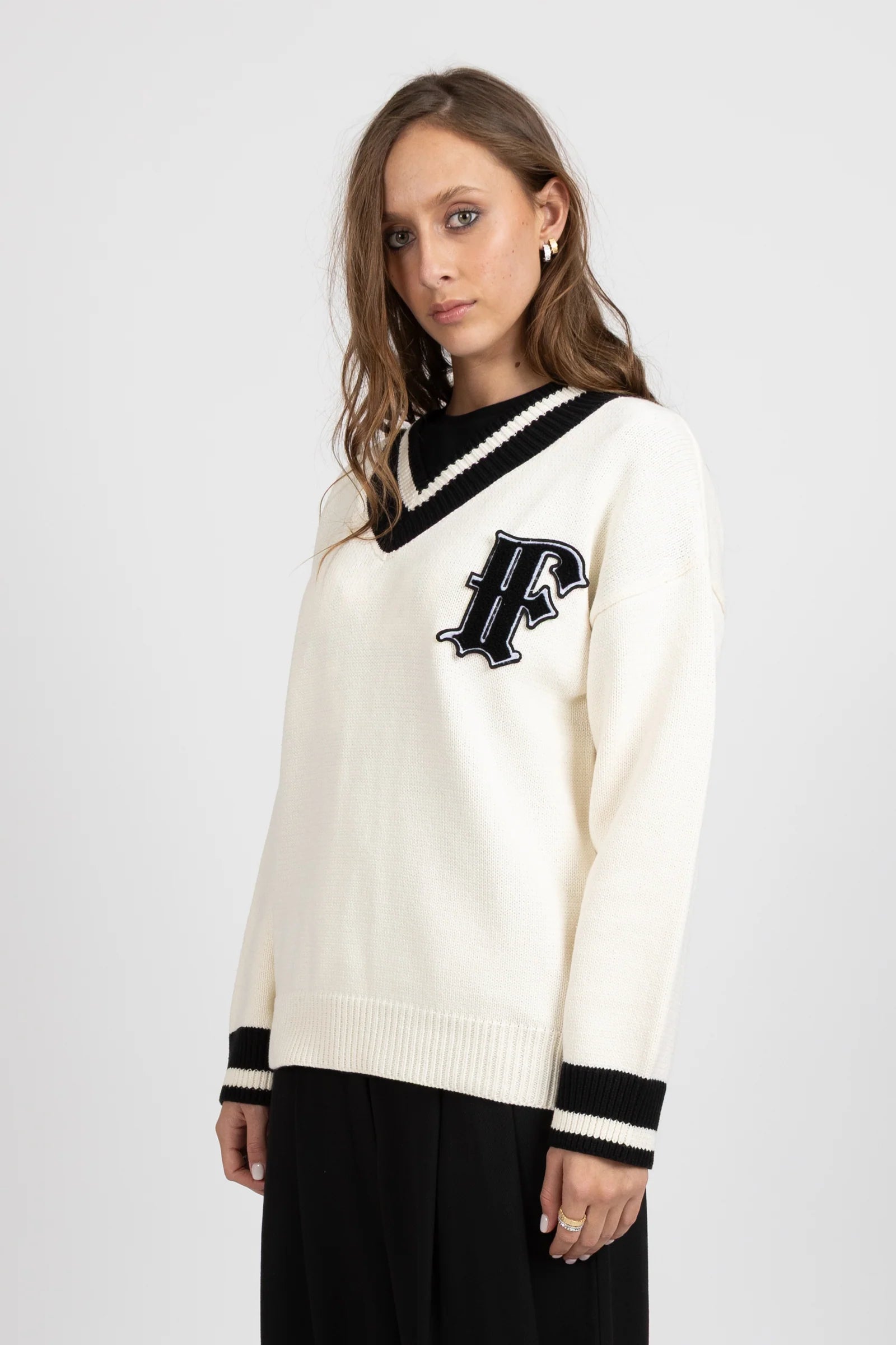 FEDERATION OXFORD KNIT QUAD - WHITE - THE VOGUE STORE
