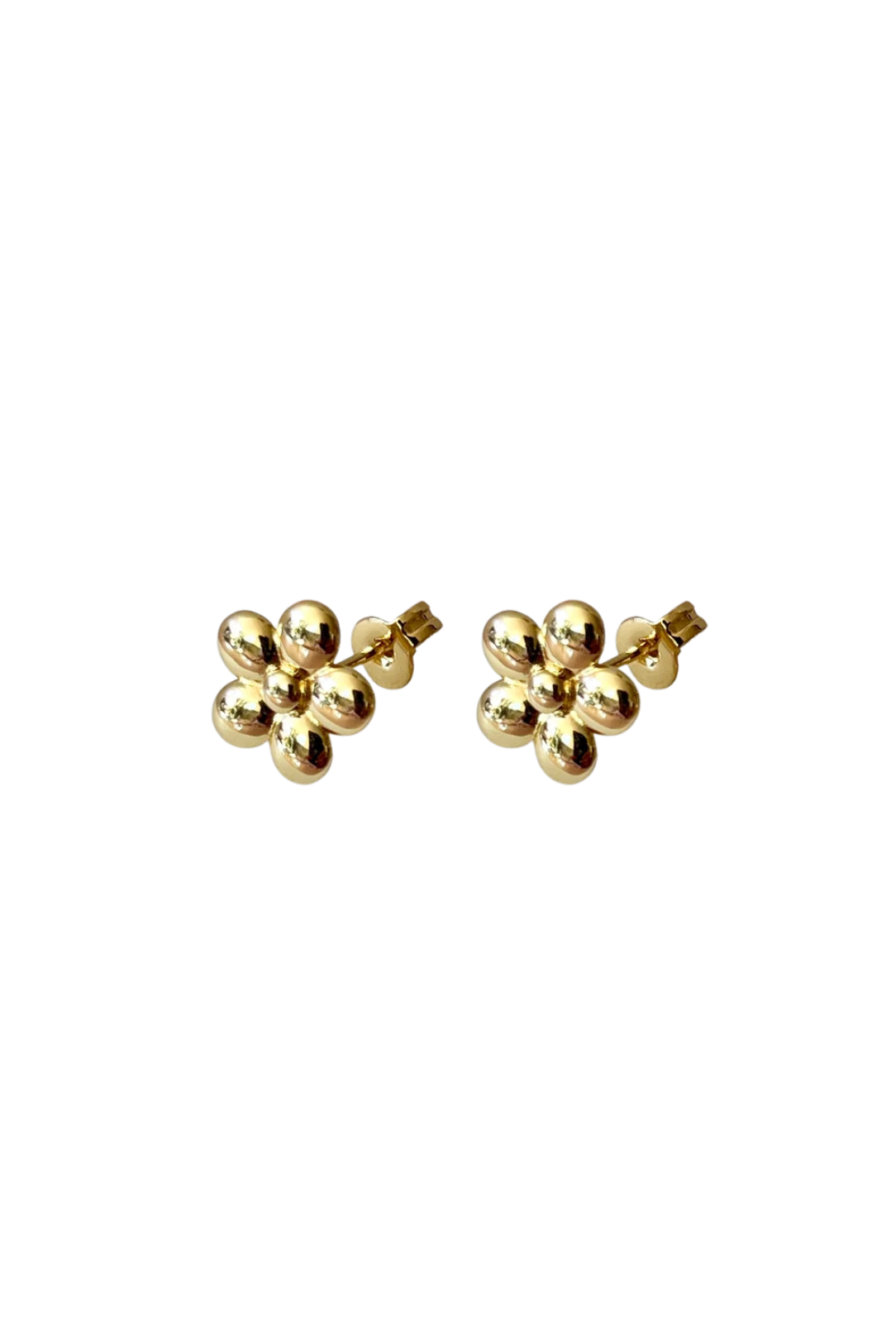 PENNY FOGGO FLOWER STUDS GOLD - THE VOGUE STORE