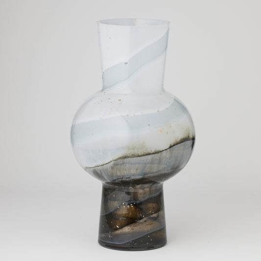 ZEPHYR VASE LARGE - SMOKE