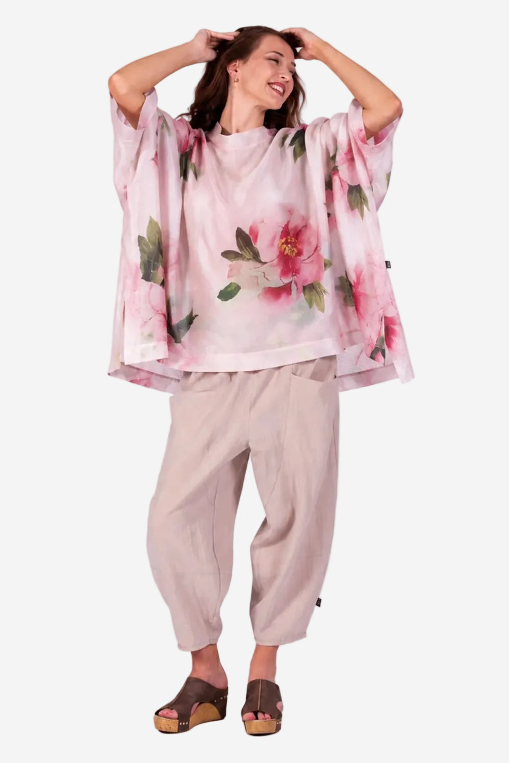DEEANNE HOBBS PERCEPTION TOP - ROSEWATER - THE VOGUE STORE