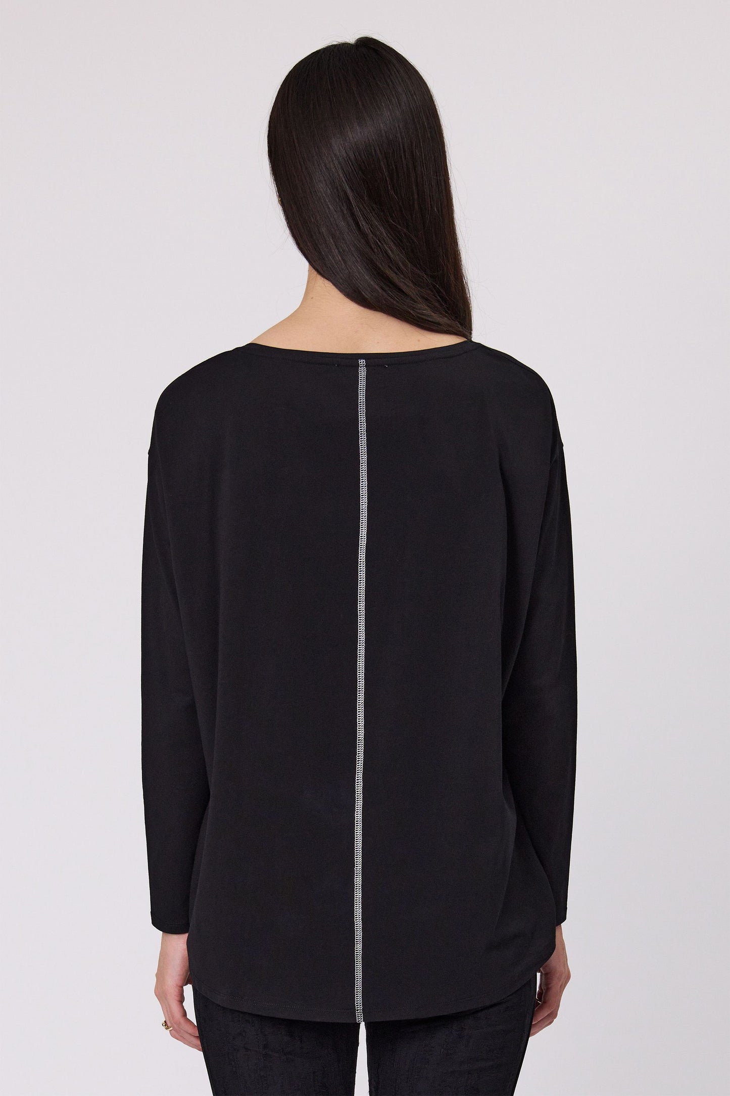 DUO LEA TOP - BLACK - THE VOGUE STORE
