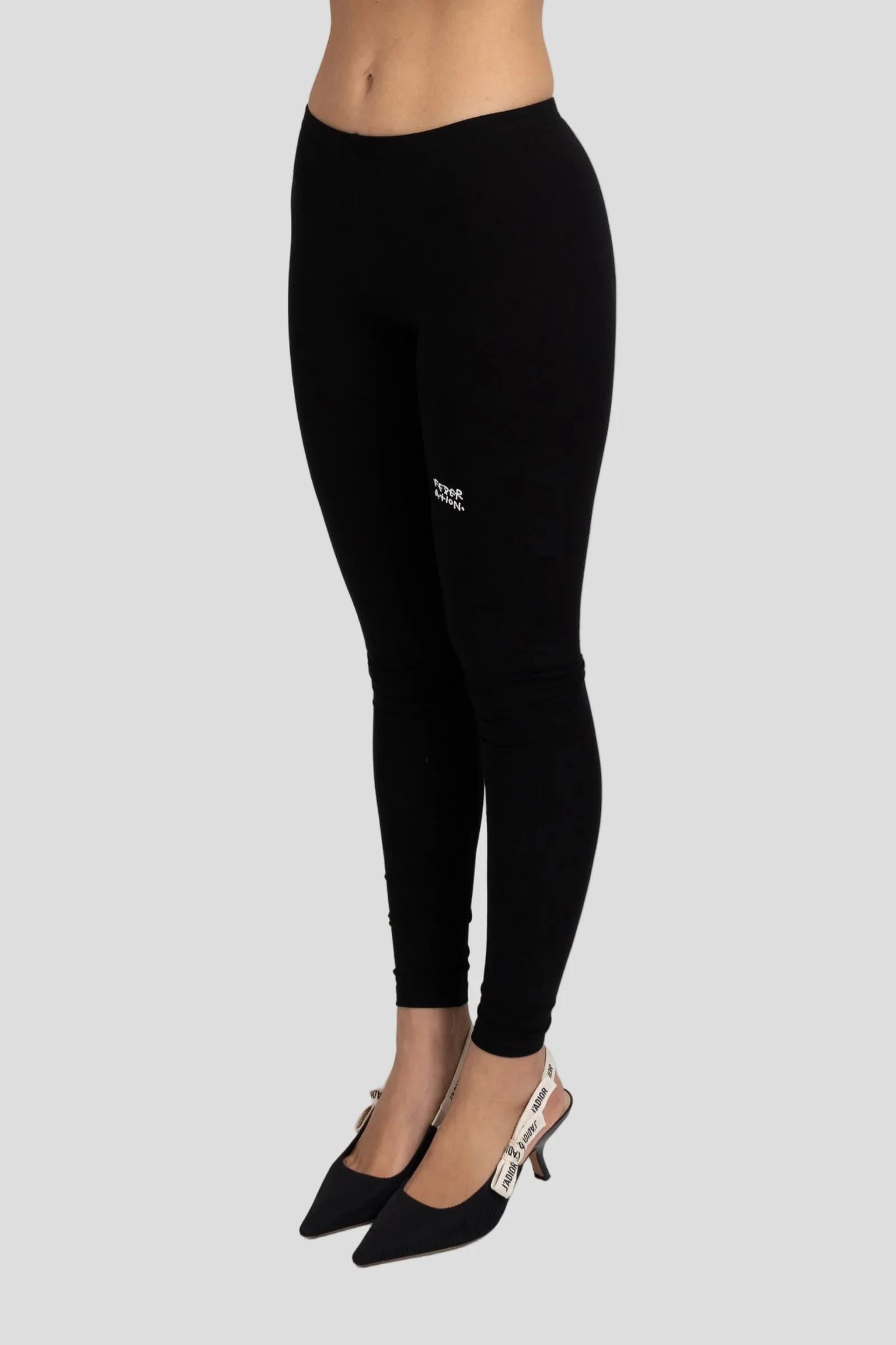 FEDERATION PLAY LEGGINGS SKETCH - BLACK/WHITE - THE VOGUE STORE