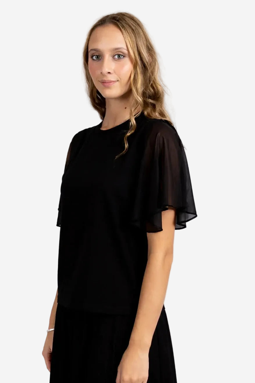 FEDERATION STAGE TEE - BLACK - THE VOGUE STORE