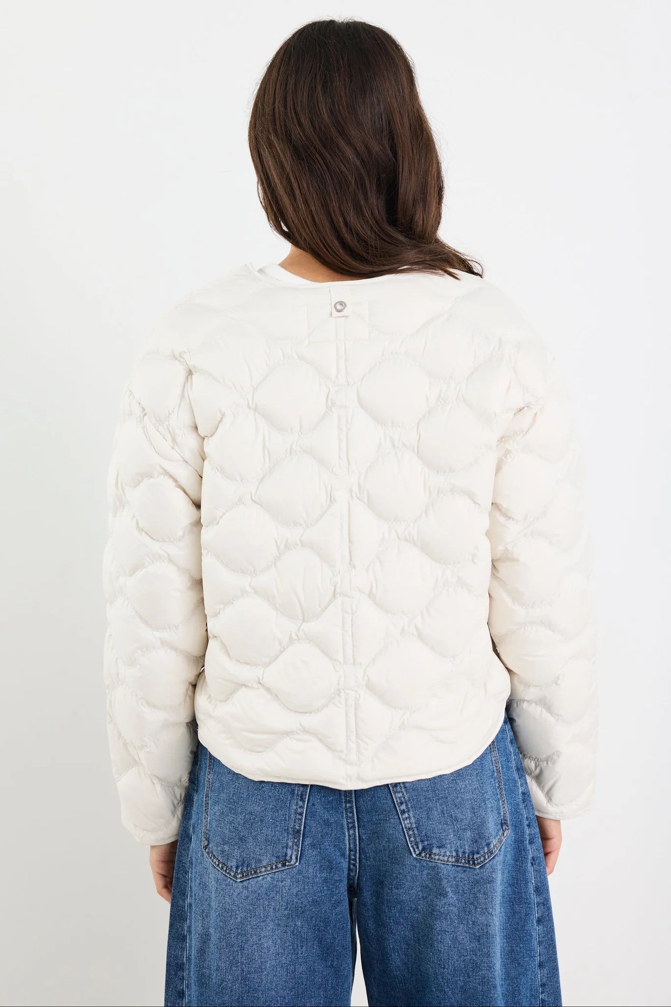 BY ROSA PREMIUM PUTTY DOWN FILLED QUILTED JACKET - THE VOGUE STORE