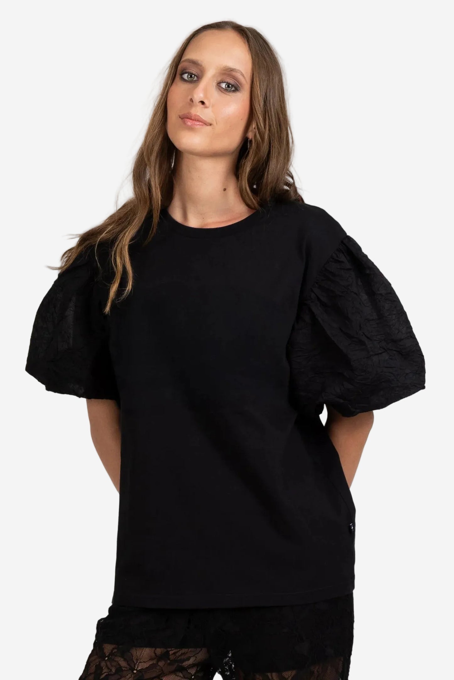FEDERATION PUFF TEE 2.0 - BLACK - THE VOGUE STORE