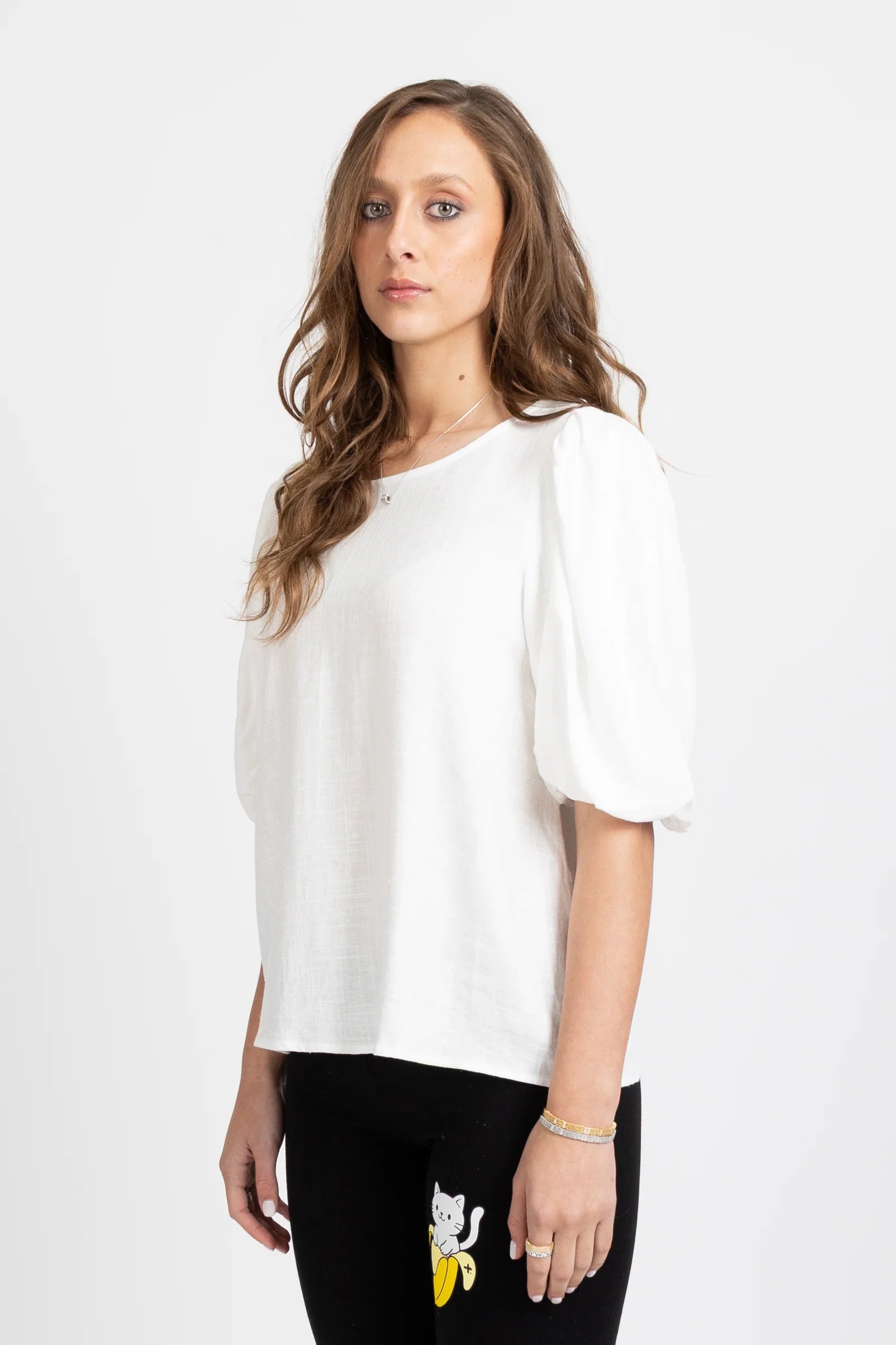 FEDERATION PUNCH TOP - WHITE - THE VOGUE STORE