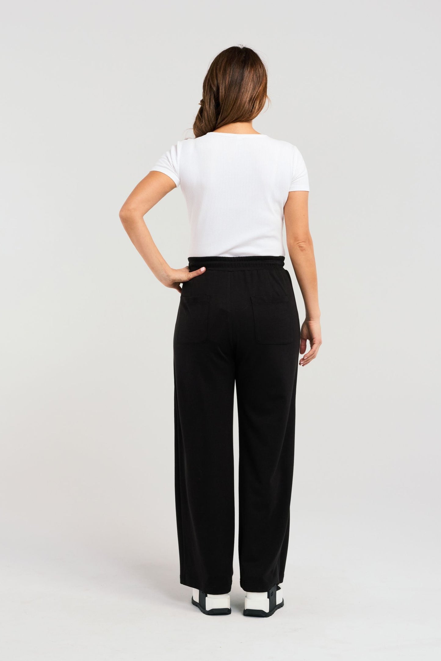 ZAFINA ADELAIDE PANT - BLACK - THE VOGUE STORE