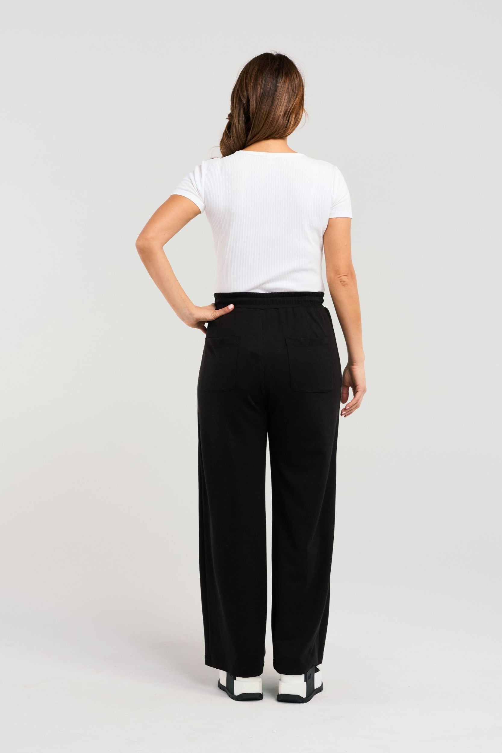 ZAFINA ADELAIDE PANT - BLACK - THE VOGUE STORE